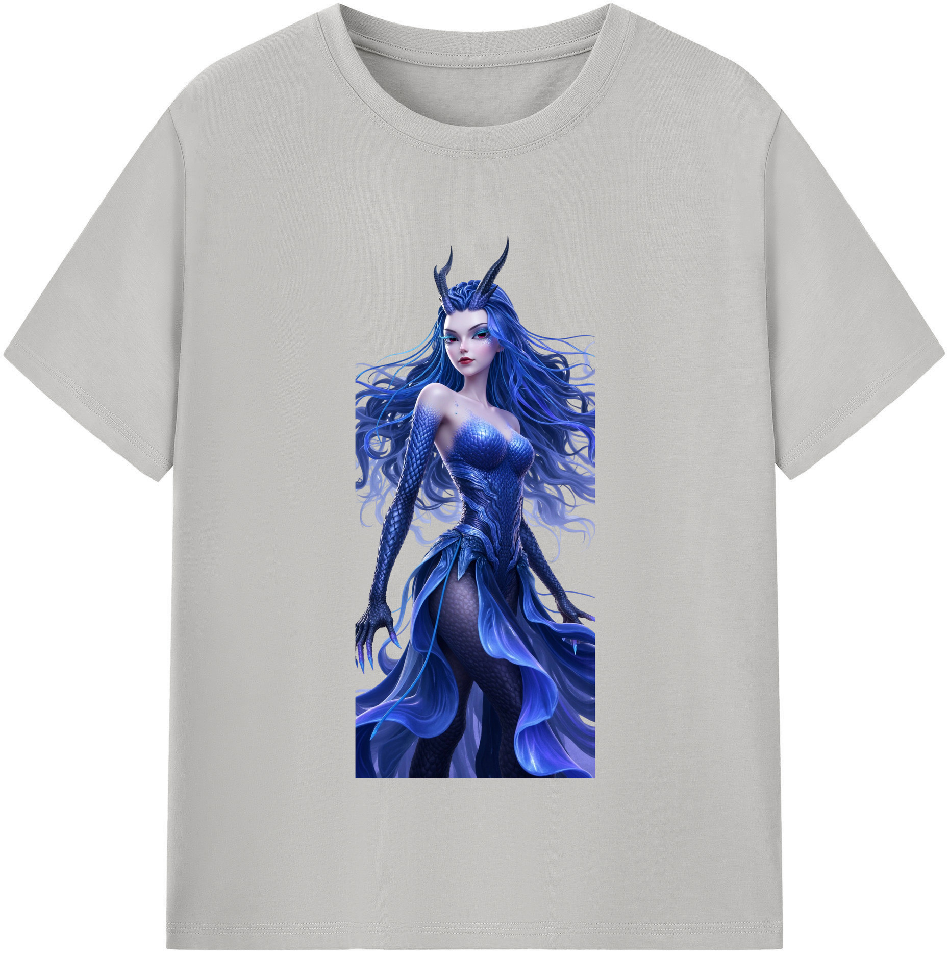 （画像用） Ne Zha 2 ナタ 魔童の大暴れ レディースカジュアルプリントTシャツ（綿100％）