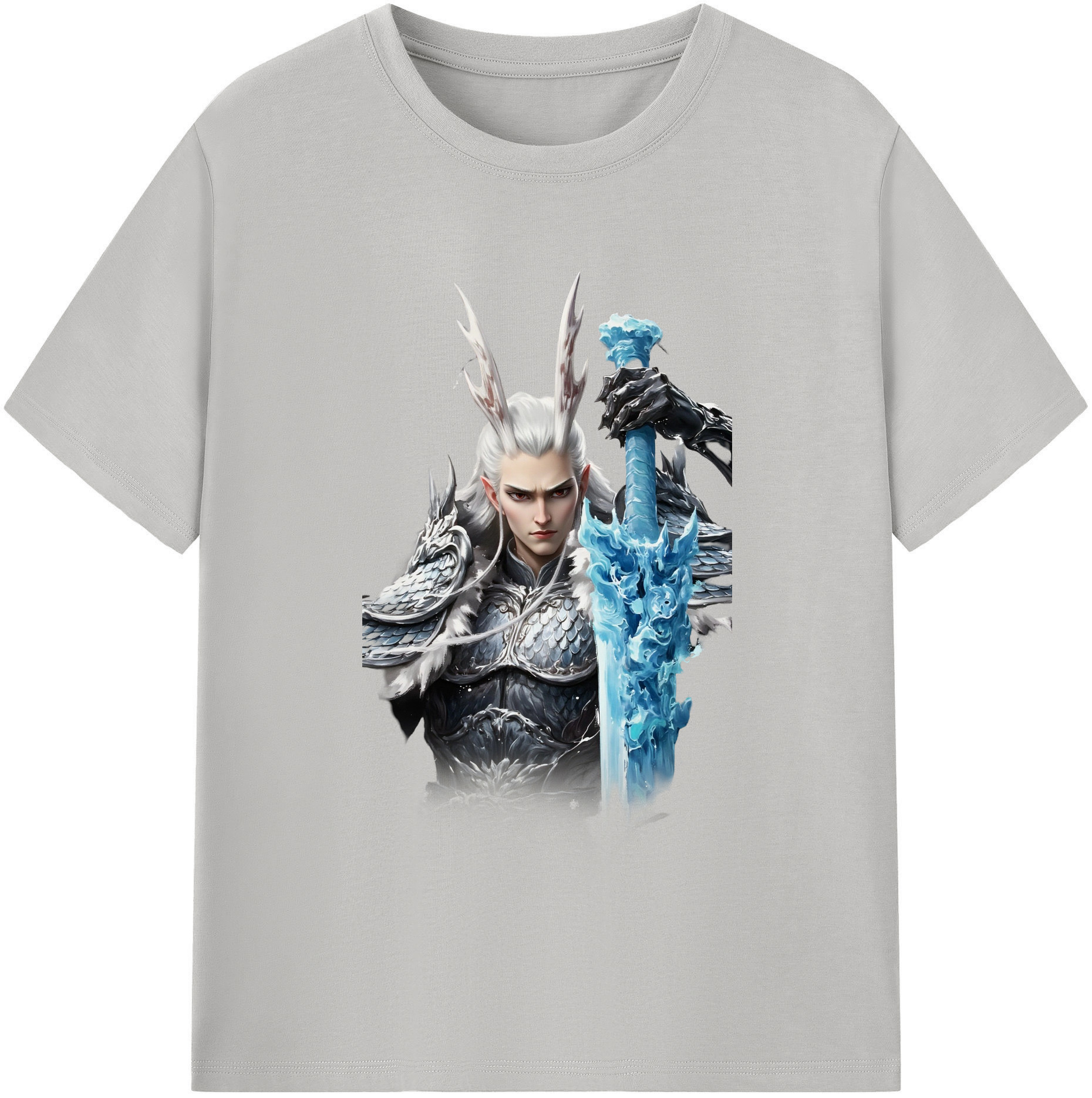（画像用） Ne Zha 2 ナタ 魔童の大暴れ レディースカジュアルプリントTシャツ（綿100％）
