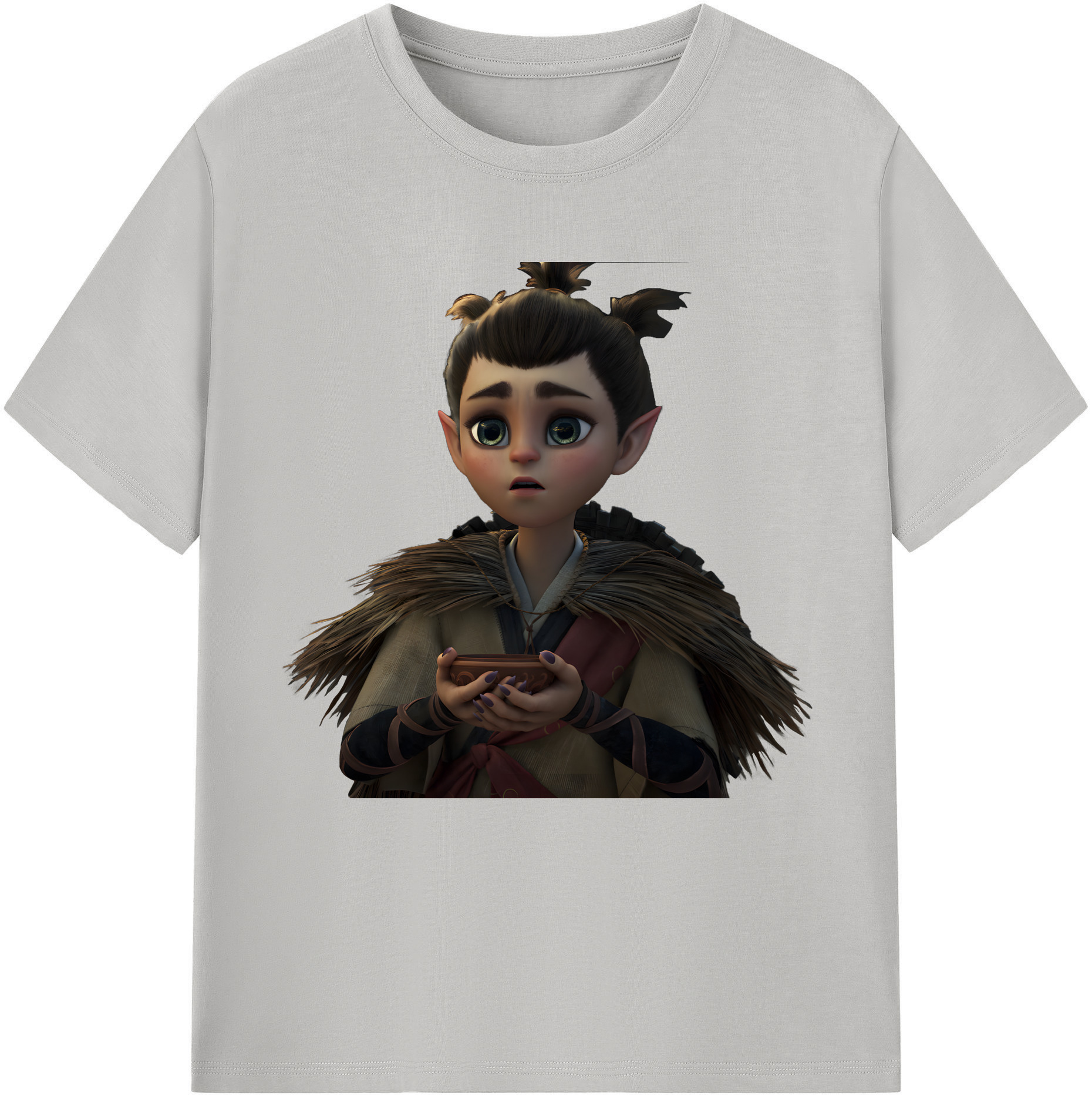 （画像用） Ne Zha 2 ナタ 魔童の大暴れ レディースカジュアルプリントTシャツ（綿100％）