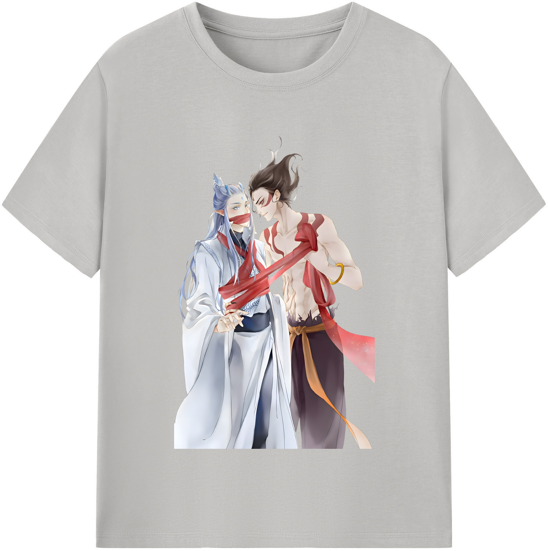 （画像用） Ne Zha 2 ナタ 魔童の大暴れ レディースカジュアルプリントTシャツ（綿100％）