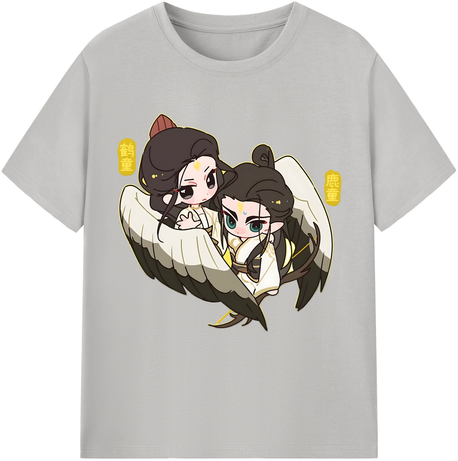 （画像用） Ne Zha 2 ナタ 魔童の大暴れ レディースカジュアルプリントTシャツ（綿100％）