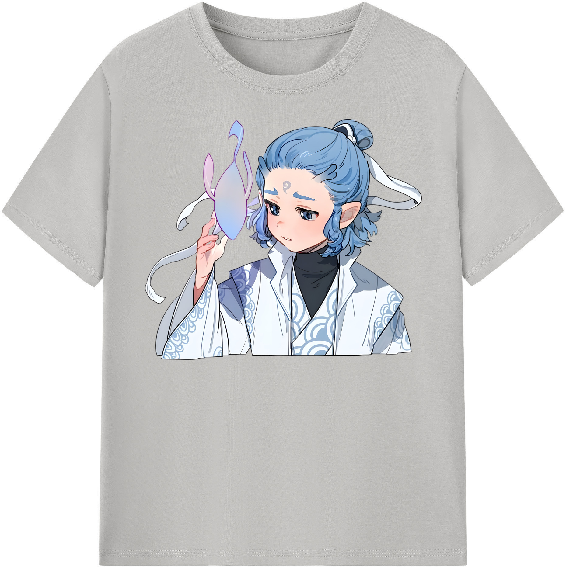 （画像用） Ne Zha 2 ナタ 魔童の大暴れ レディースカジュアルプリントTシャツ（綿100％）