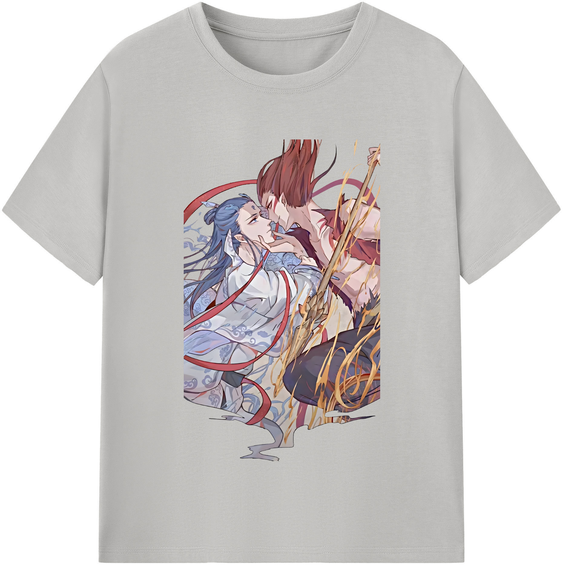 （画像用） Ne Zha 2 ナタ 魔童の大暴れ レディースカジュアルプリントTシャツ（綿100％）