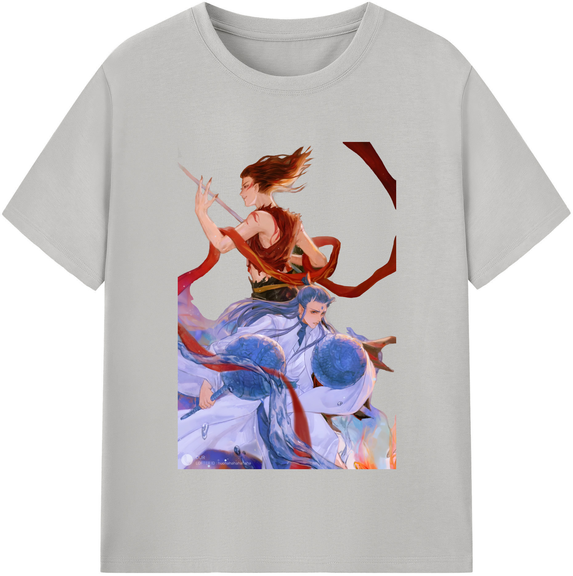 （画像用） Ne Zha 2 ナタ 魔童の大暴れ レディースカジュアルプリントTシャツ（綿100％）