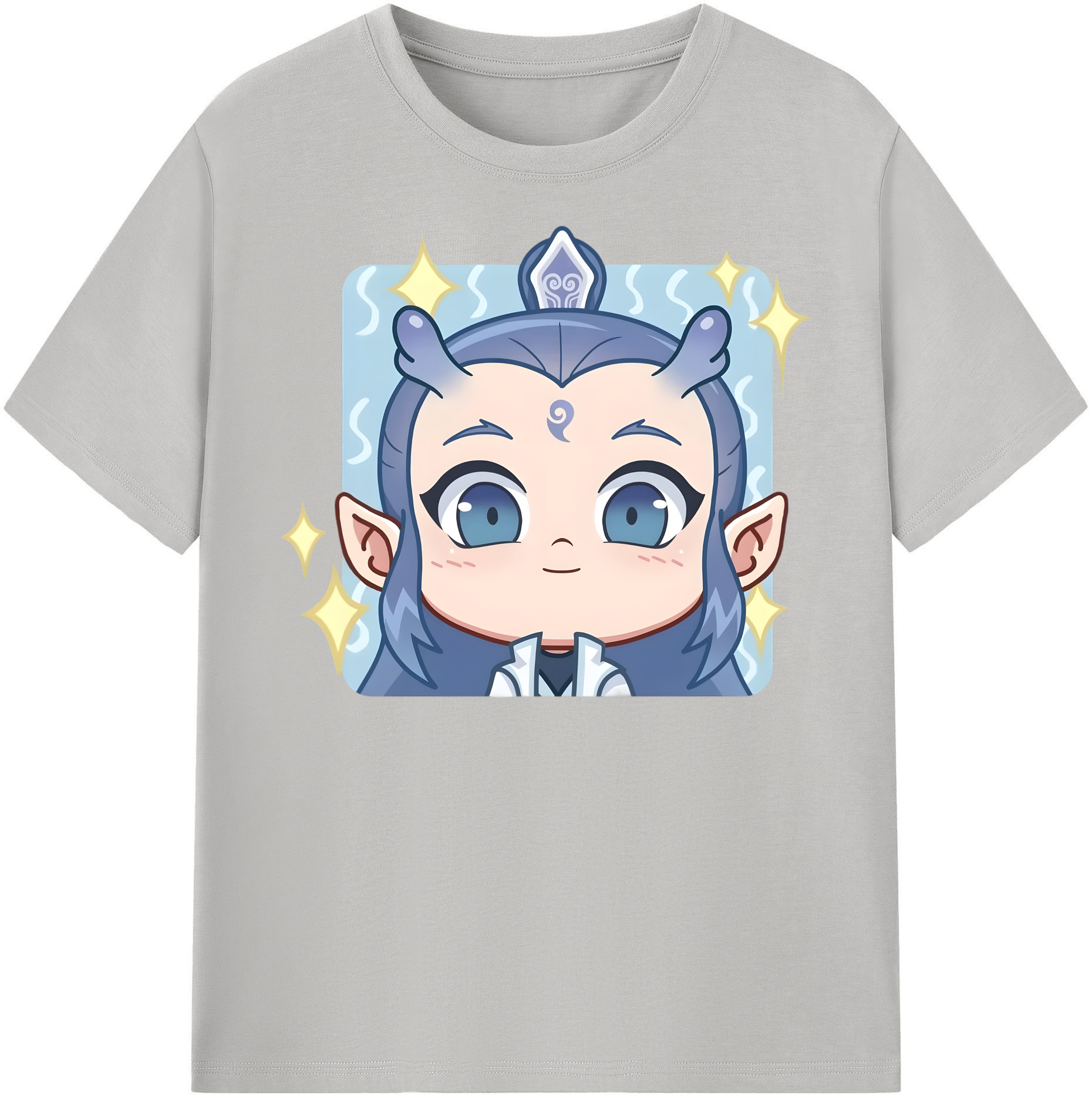 （画像用） Ne Zha 2 ナタ 魔童の大暴れ レディースカジュアルプリントTシャツ（綿100％）