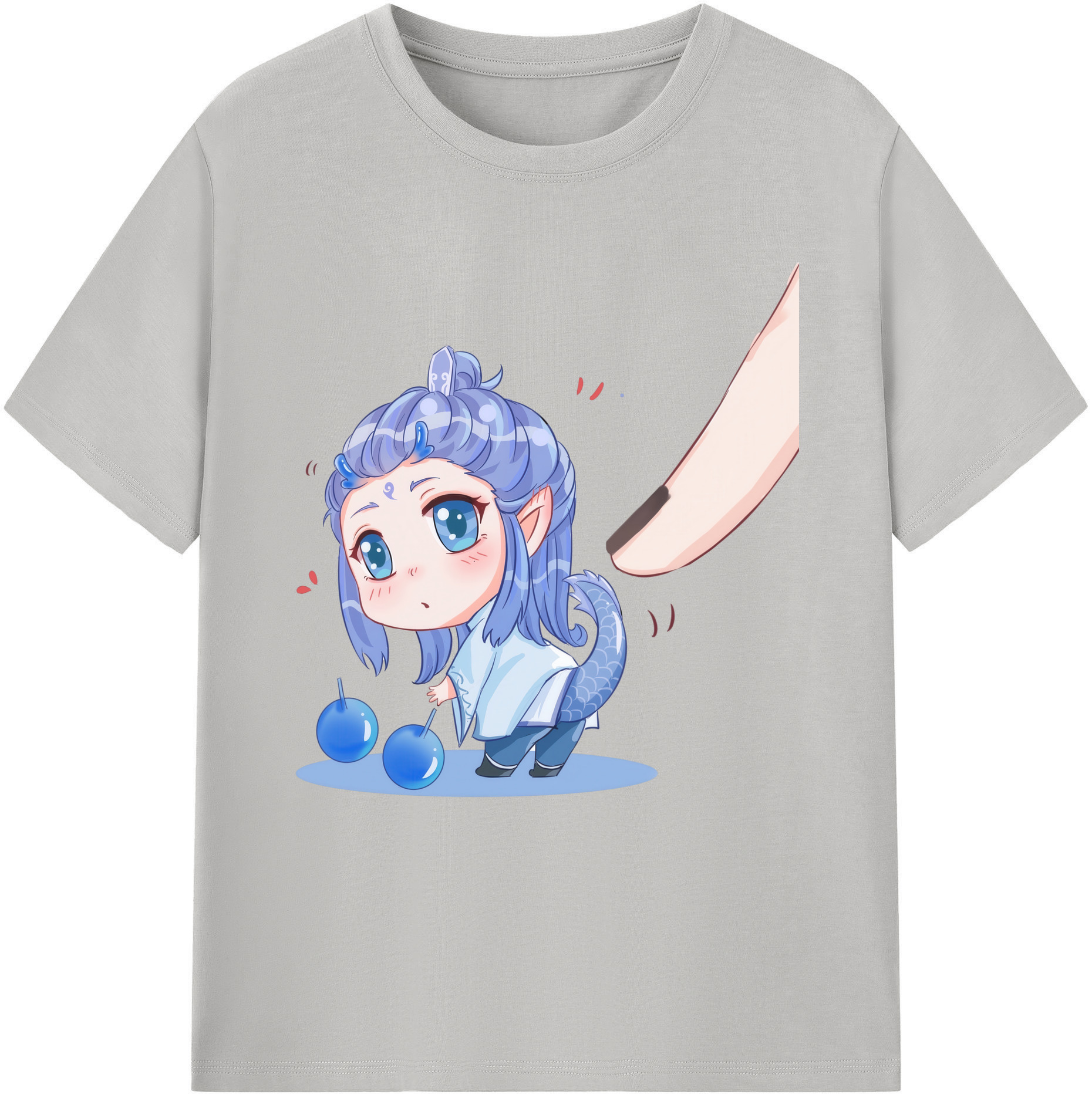 （画像用） Ne Zha 2 ナタ 魔童の大暴れ レディースカジュアルプリントTシャツ（綿100％）