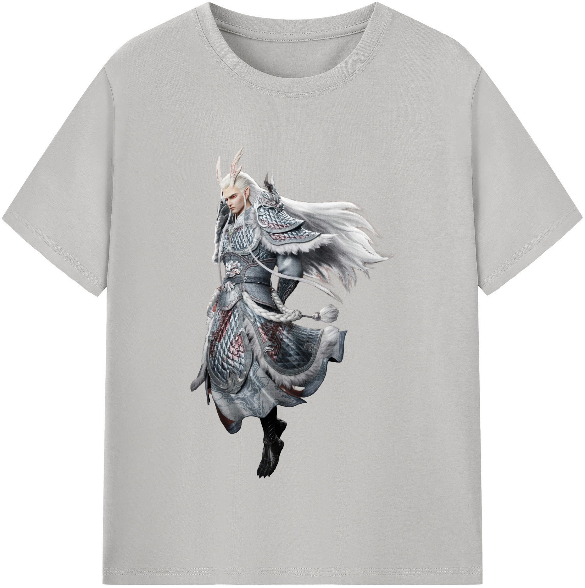 （画像用） Ne Zha 2 ナタ 魔童の大暴れ レディースカジュアルプリントTシャツ（綿100％）