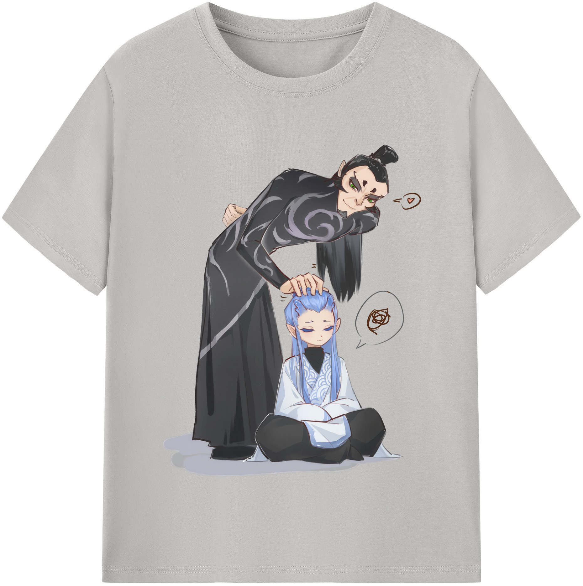 （画像用） Ne Zha 2 ナタ 魔童の大暴れ レディースカジュアルプリントTシャツ（綿100％）