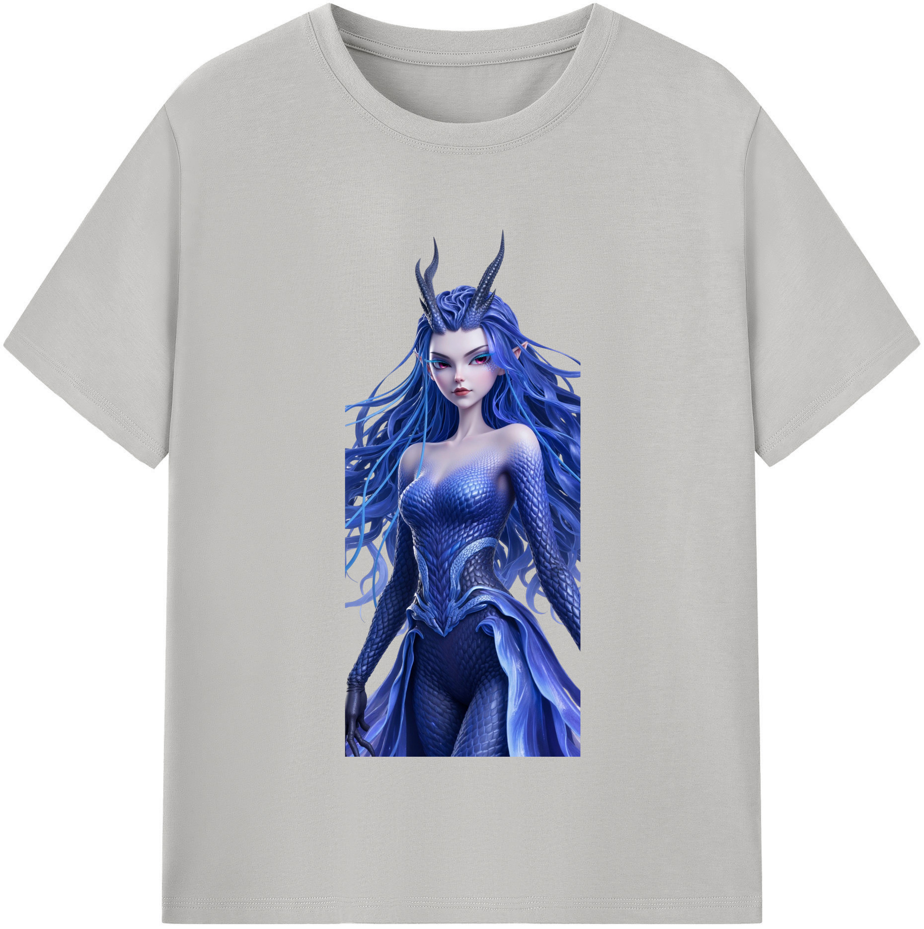 （画像用） Ne Zha 2 ナタ 魔童の大暴れ レディースカジュアルプリントTシャツ（綿100％）