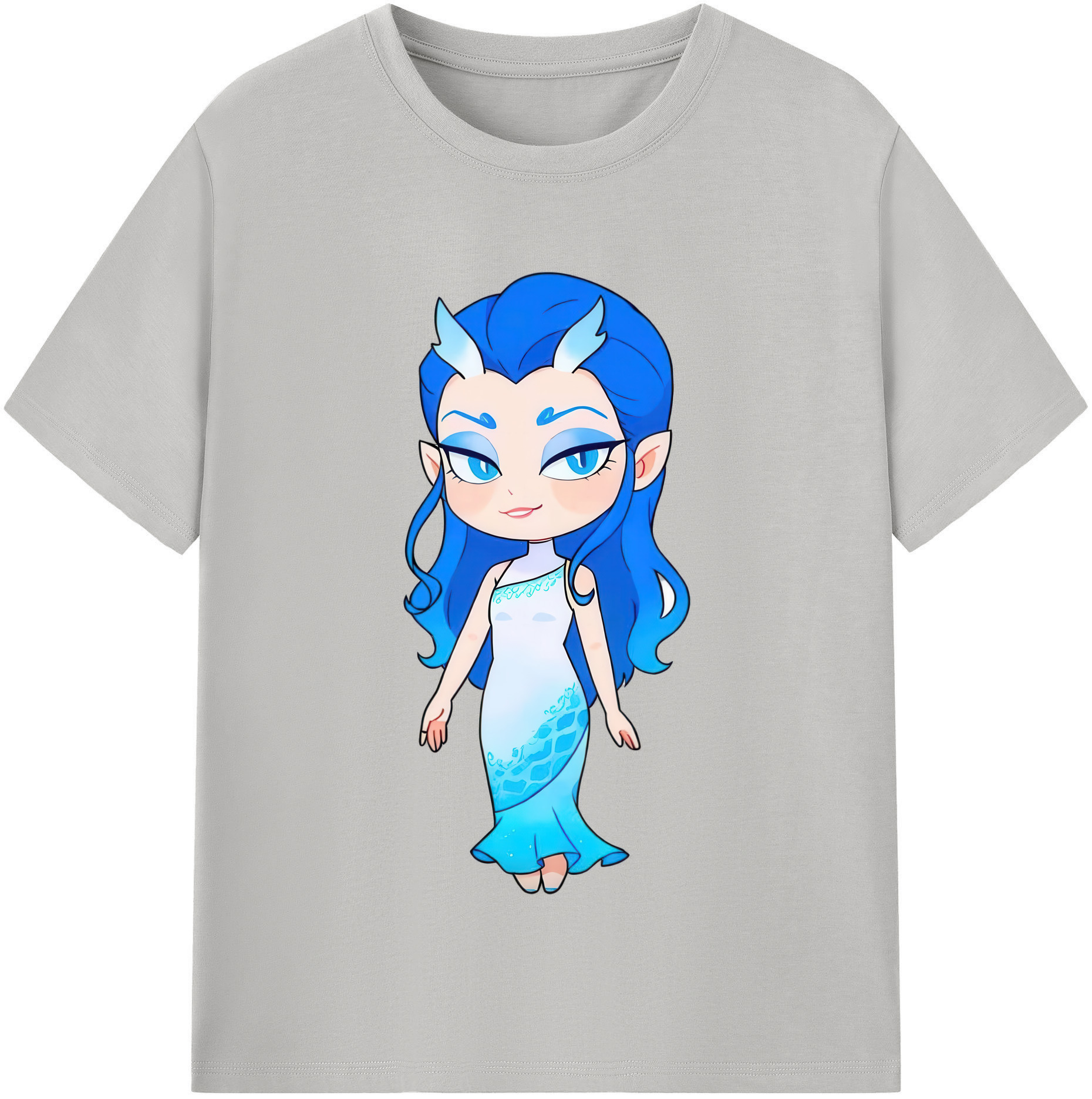 （画像用） Ne Zha 2 ナタ 魔童の大暴れ レディースカジュアルプリントTシャツ（綿100％）