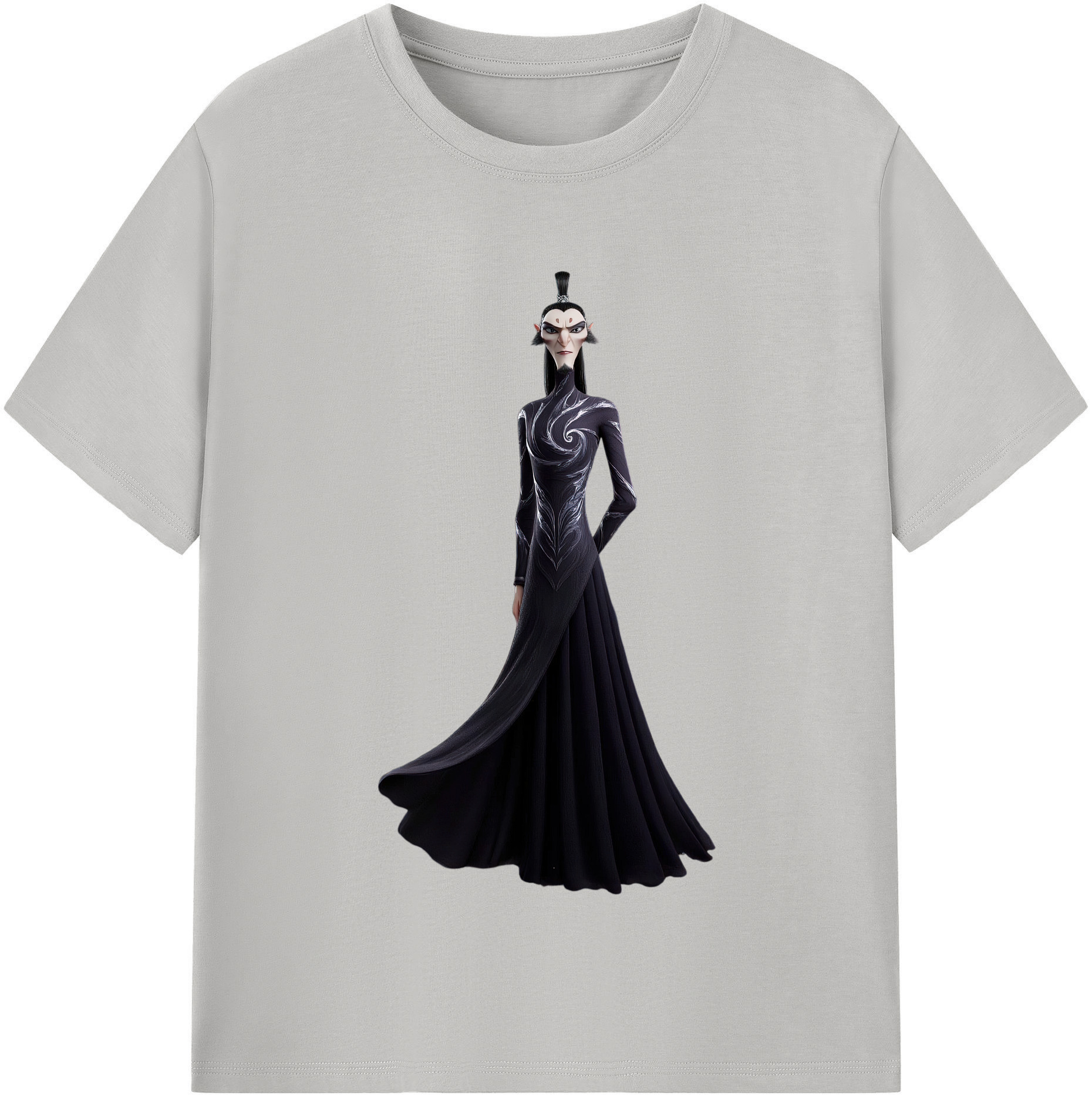 （画像用） Ne Zha 2 ナタ 魔童の大暴れ レディースカジュアルプリントTシャツ（綿100％）