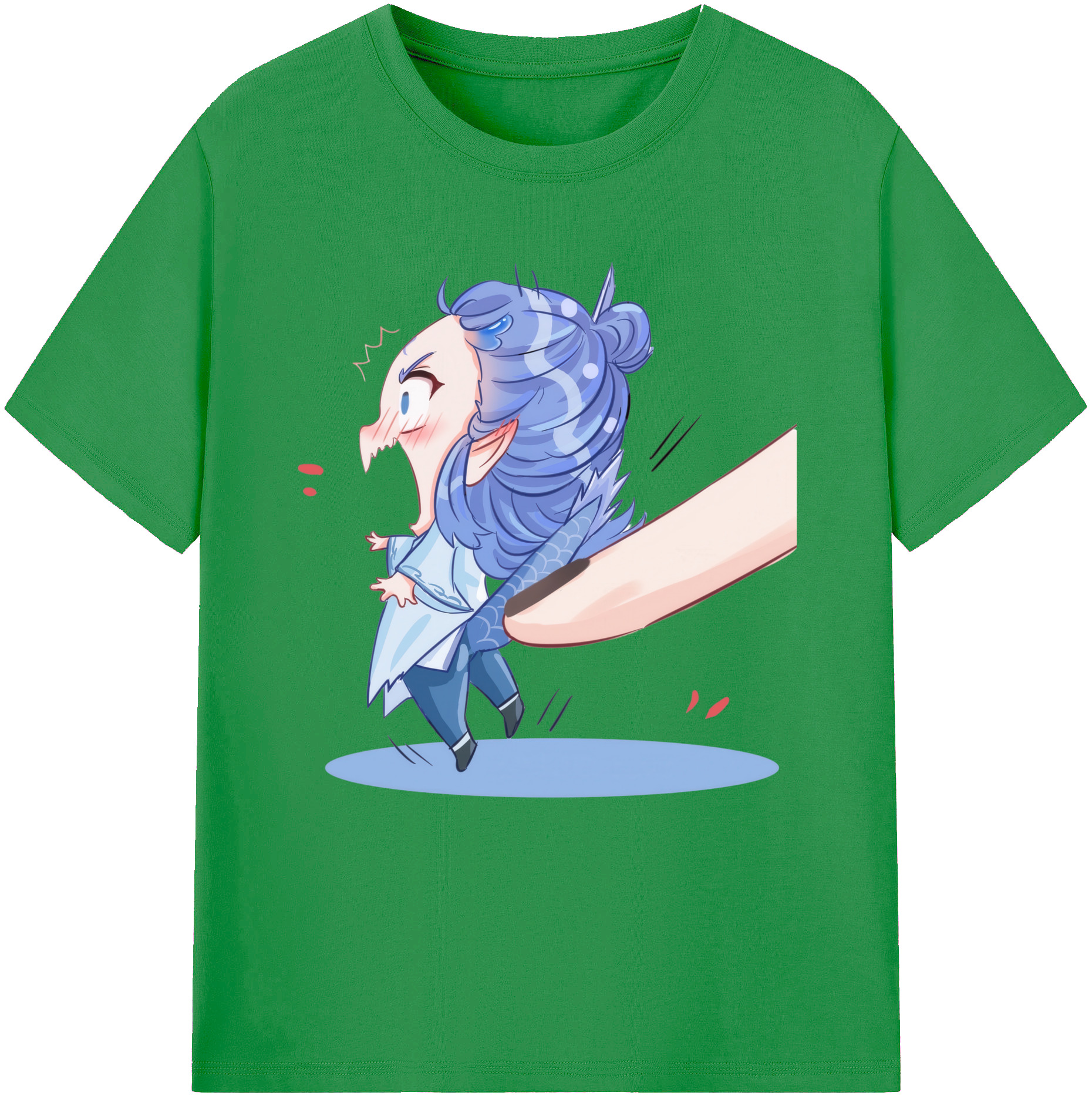 （画像用） Ne Zha 2 ナタ 魔童の大暴れ レディースカジュアルプリントTシャツ（綿100％）