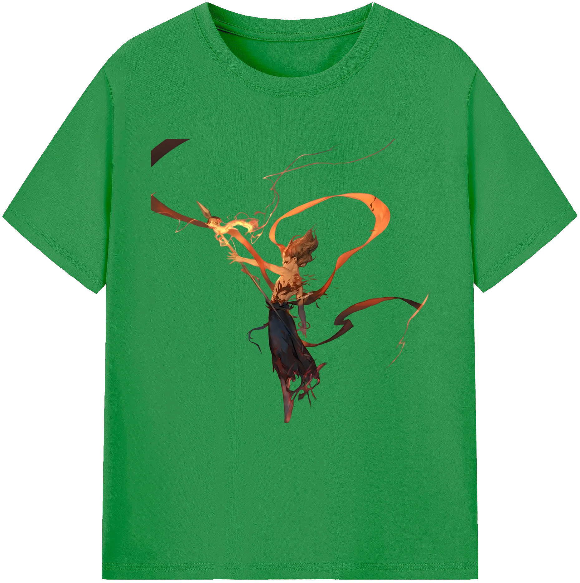 （画像用） Ne Zha 2 ナタ 魔童の大暴れ レディースカジュアルプリントTシャツ（綿100％）