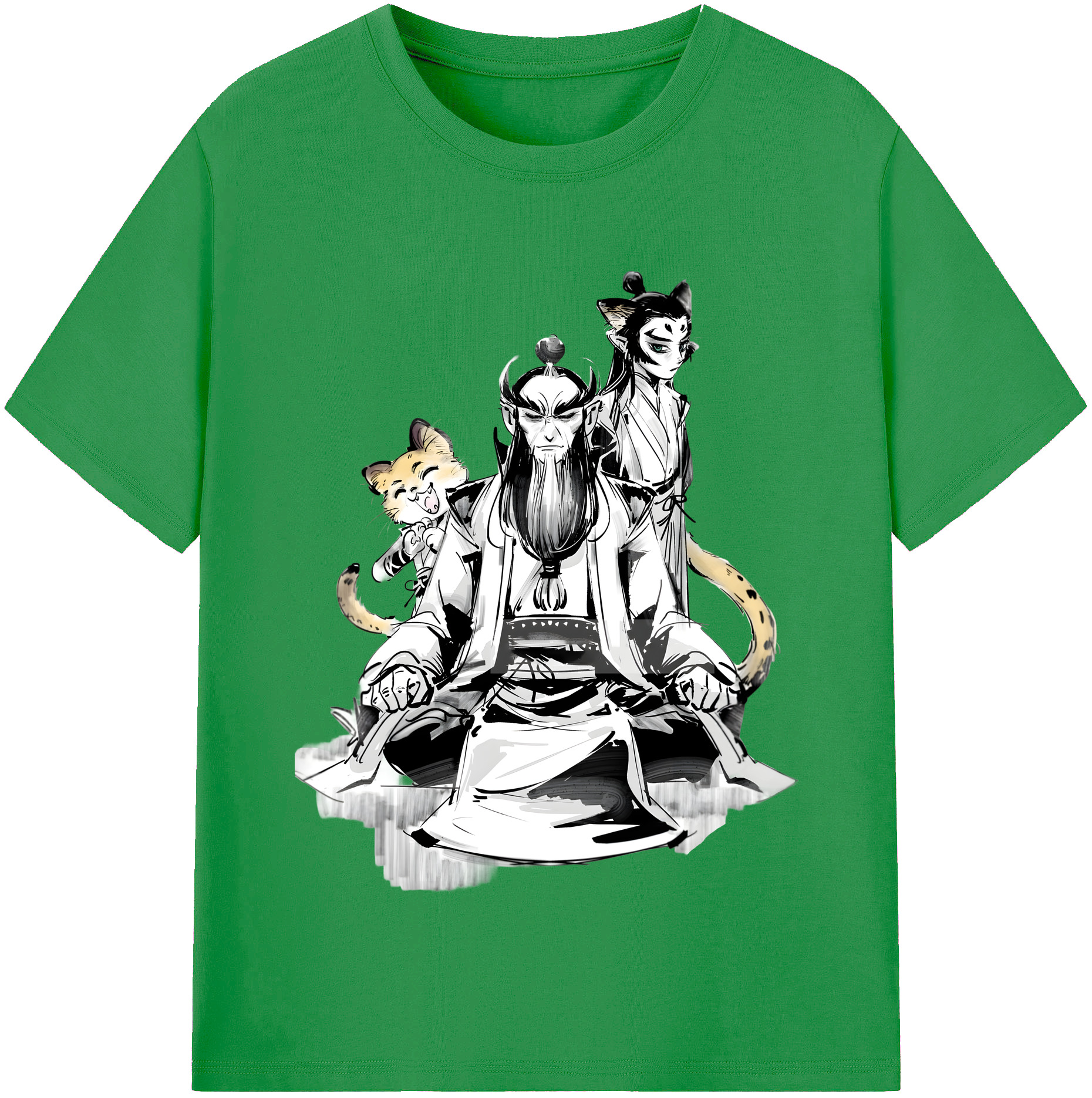 （画像用） Ne Zha 2 ナタ 魔童の大暴れ レディースカジュアルプリントTシャツ（綿100％）