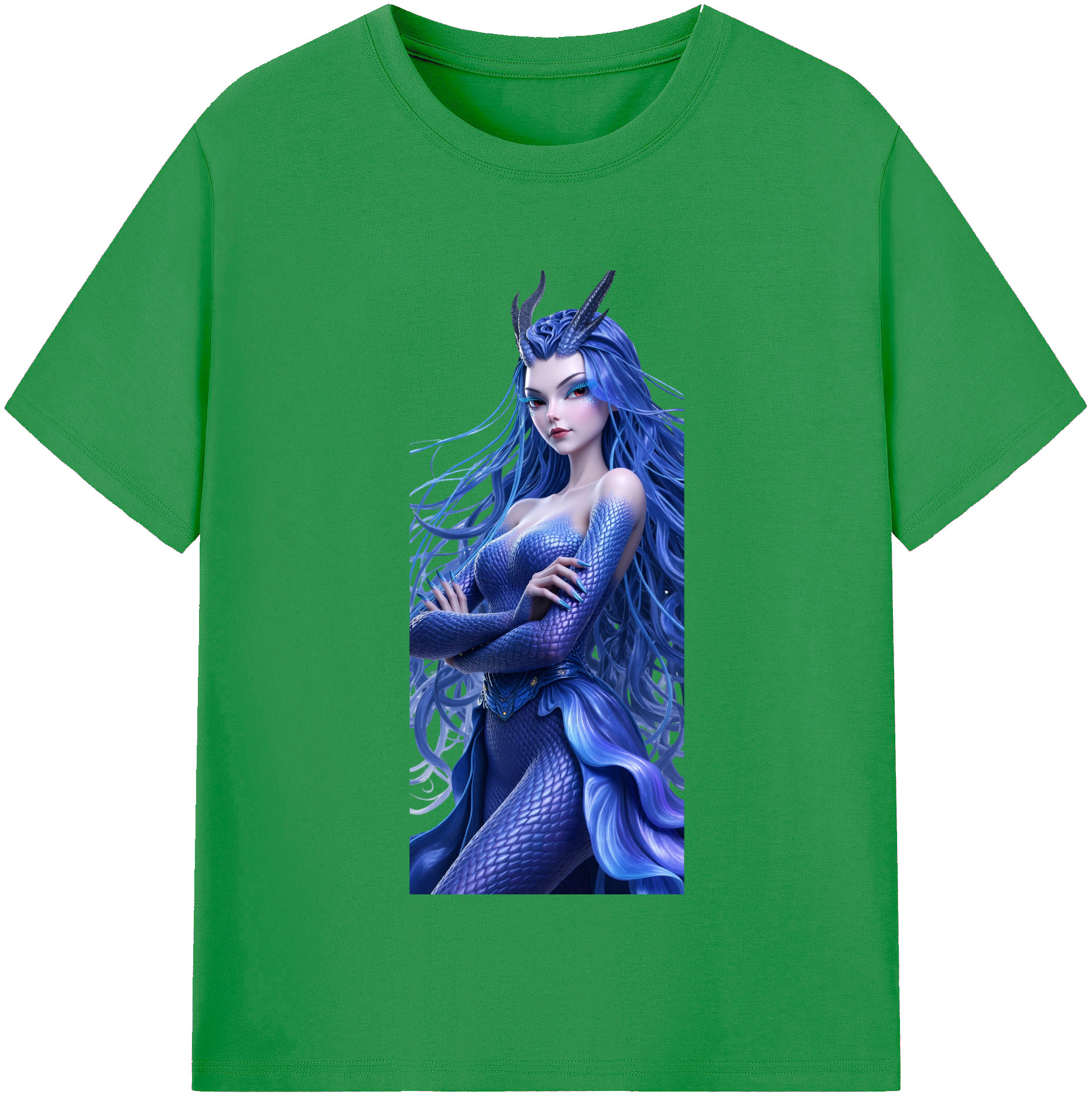 （画像用） Ne Zha 2 ナタ 魔童の大暴れ レディースカジュアルプリントTシャツ（綿100％）