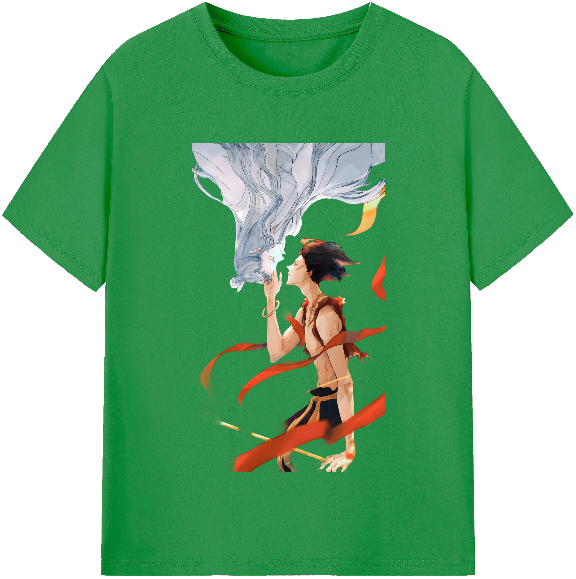 （画像用） Ne Zha 2 ナタ 魔童の大暴れ レディースカジュアルプリントTシャツ（綿100％）