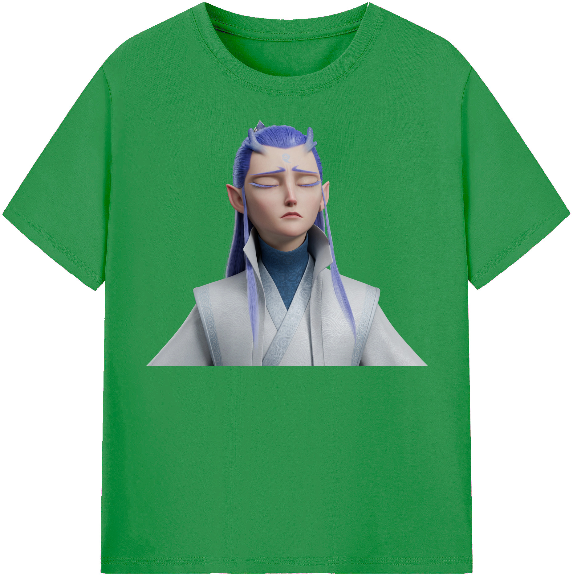 （画像用） Ne Zha 2 ナタ 魔童の大暴れ レディースカジュアルプリントTシャツ（綿100％）