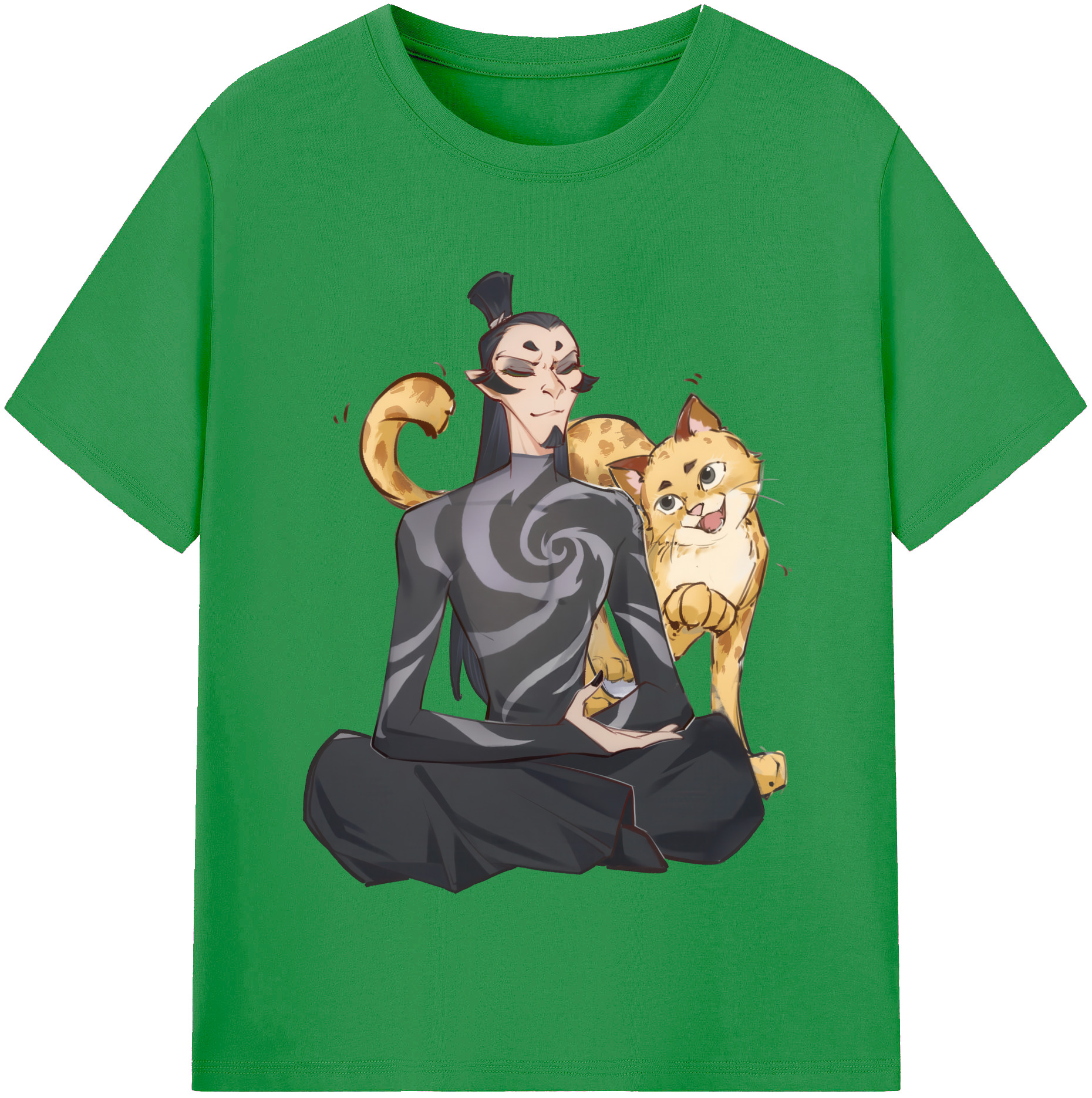 （画像用） Ne Zha 2 ナタ 魔童の大暴れ レディースカジュアルプリントTシャツ（綿100％）