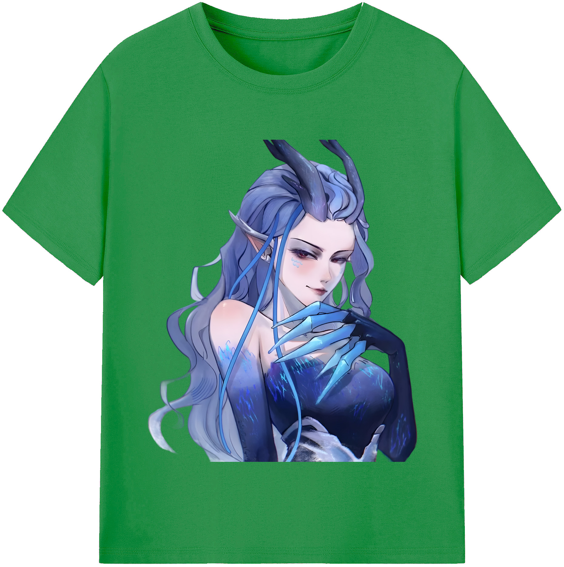（画像用） Ne Zha 2 ナタ 魔童の大暴れ レディースカジュアルプリントTシャツ（綿100％）