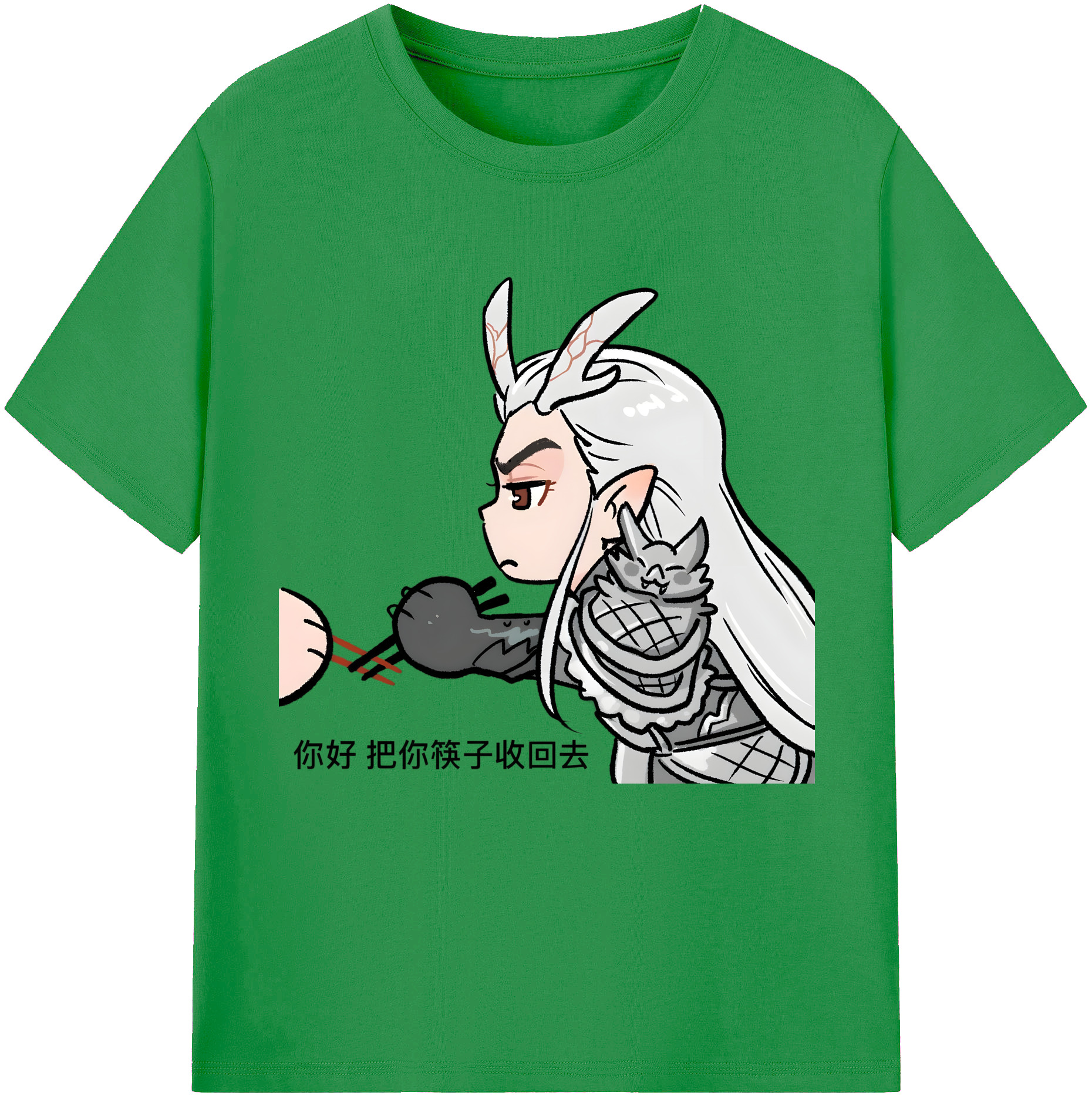 （画像用） Ne Zha 2 ナタ 魔童の大暴れ レディースカジュアルプリントTシャツ（綿100％）