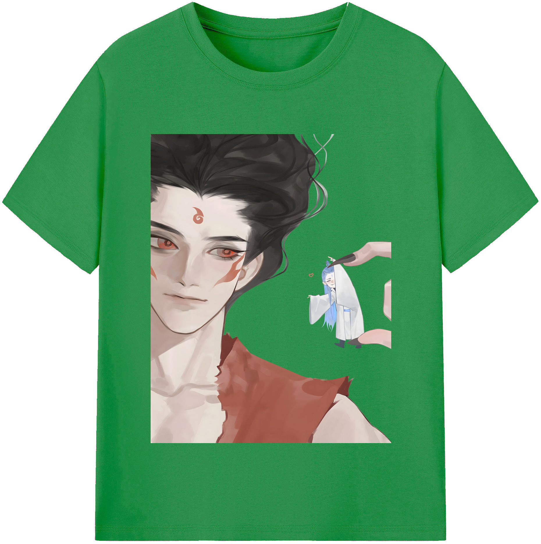 （画像用） Ne Zha 2 ナタ 魔童の大暴れ レディースカジュアルプリントTシャツ（綿100％）