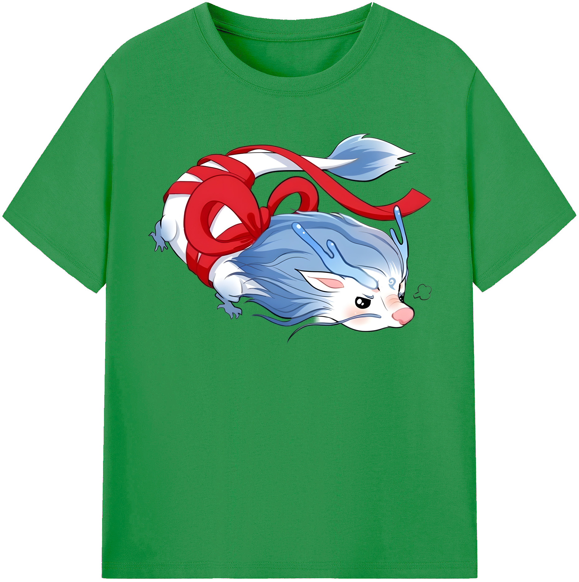 （画像用） Ne Zha 2 ナタ 魔童の大暴れ レディースカジュアルプリントTシャツ（綿100％）
