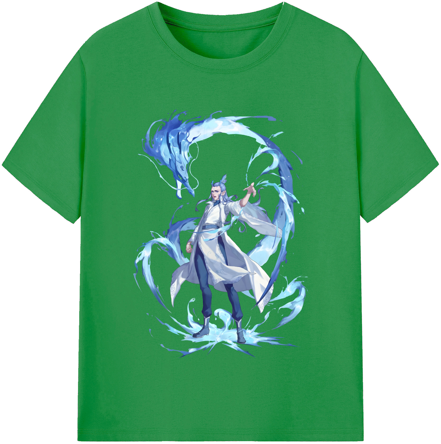 （画像用） Ne Zha 2 ナタ 魔童の大暴れ レディースカジュアルプリントTシャツ（綿100％）