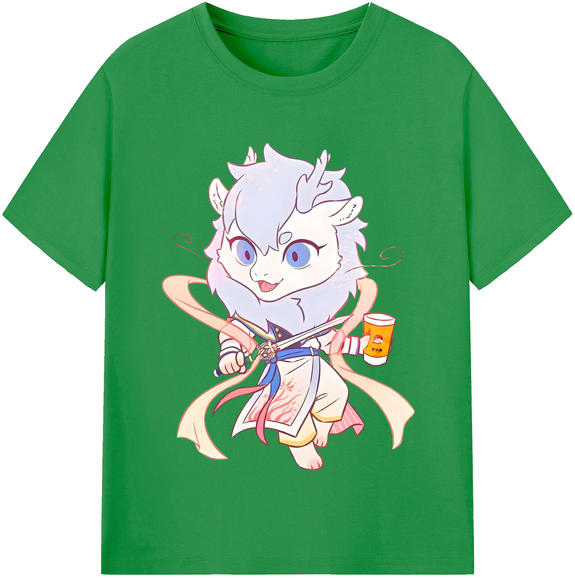 （画像用） Ne Zha 2 ナタ 魔童の大暴れ レディースカジュアルプリントTシャツ（綿100％）