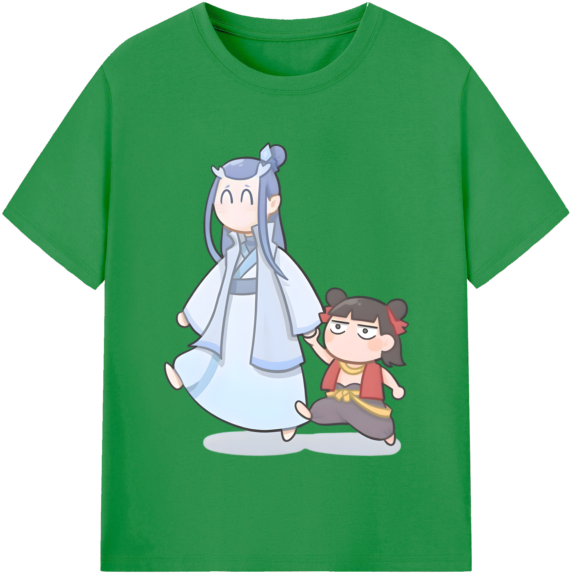 （画像用） Ne Zha 2 ナタ 魔童の大暴れ レディースカジュアルプリントTシャツ（綿100％）