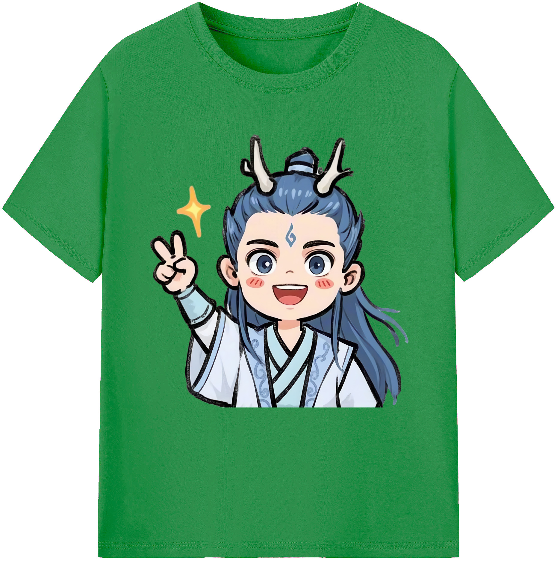 （画像用） Ne Zha 2 ナタ 魔童の大暴れ レディースカジュアルプリントTシャツ（綿100％）