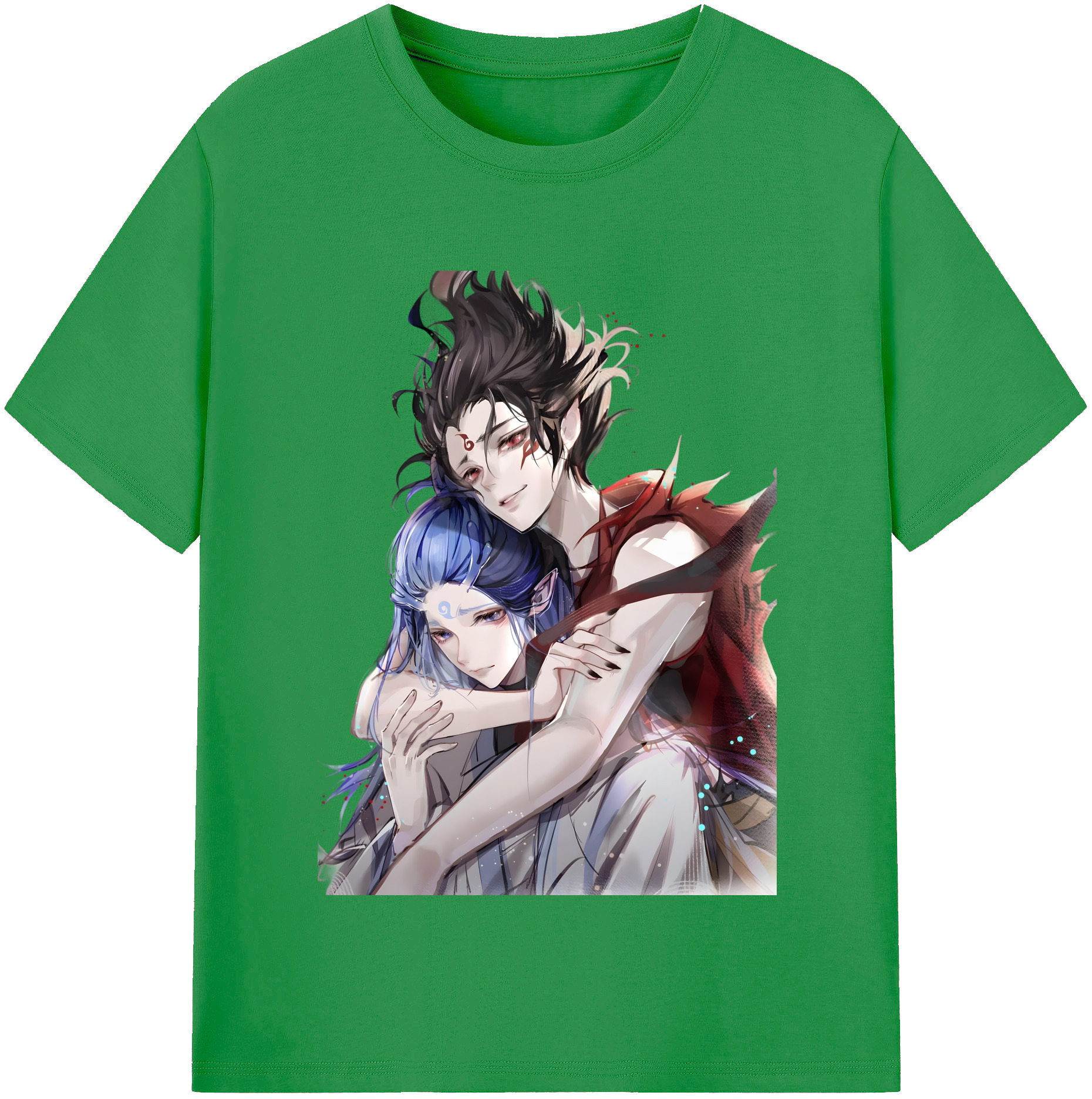 （画像用） Ne Zha 2 ナタ 魔童の大暴れ レディースカジュアルプリントTシャツ（綿100％）