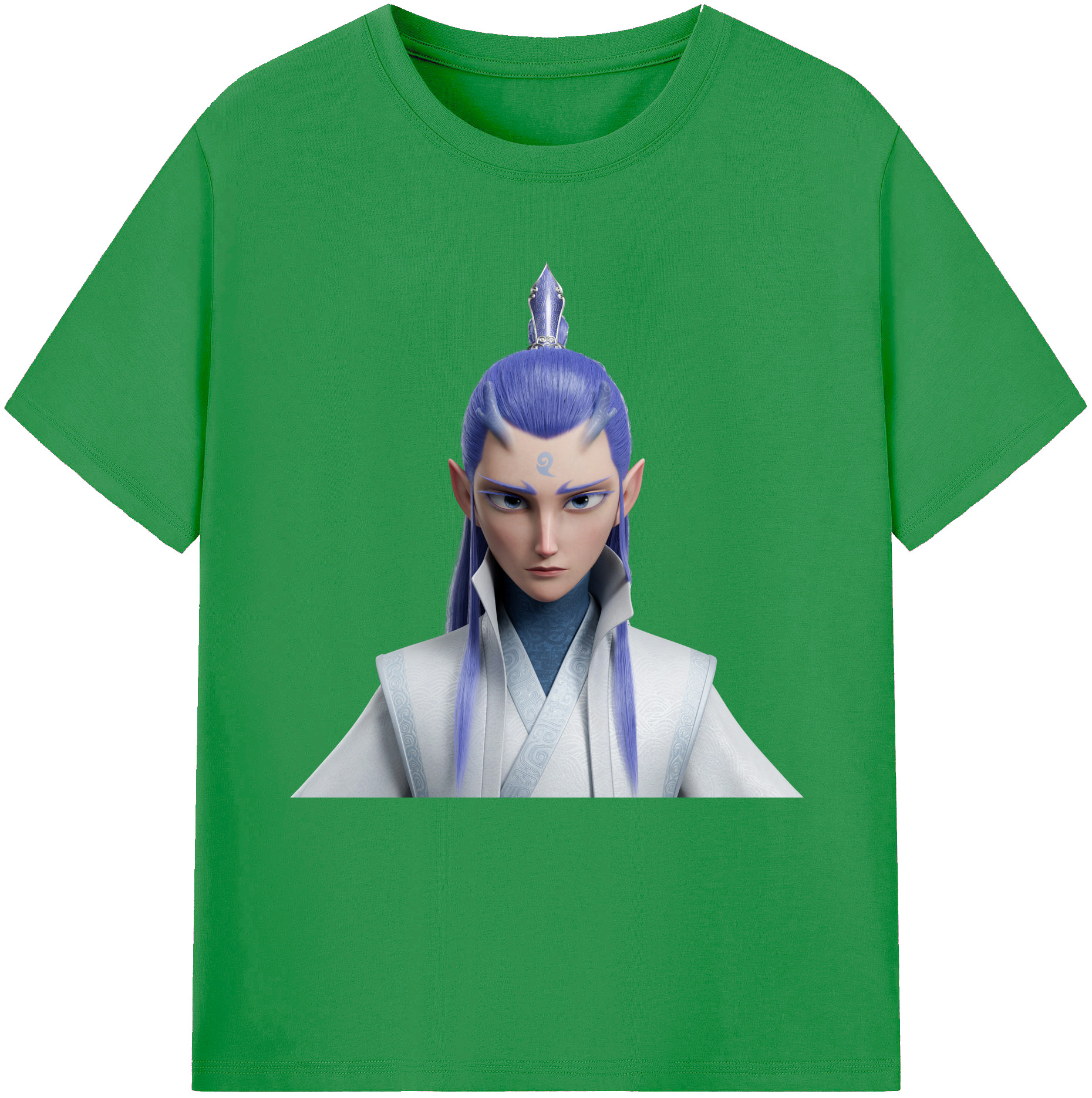 （画像用） Ne Zha 2 ナタ 魔童の大暴れ レディースカジュアルプリントTシャツ（綿100％）