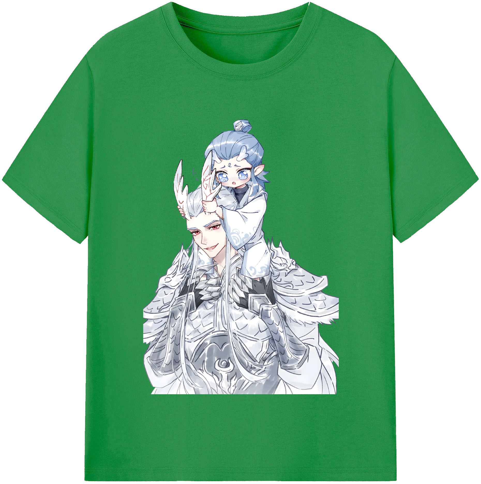 （画像用） Ne Zha 2 ナタ 魔童の大暴れ レディースカジュアルプリントTシャツ（綿100％）