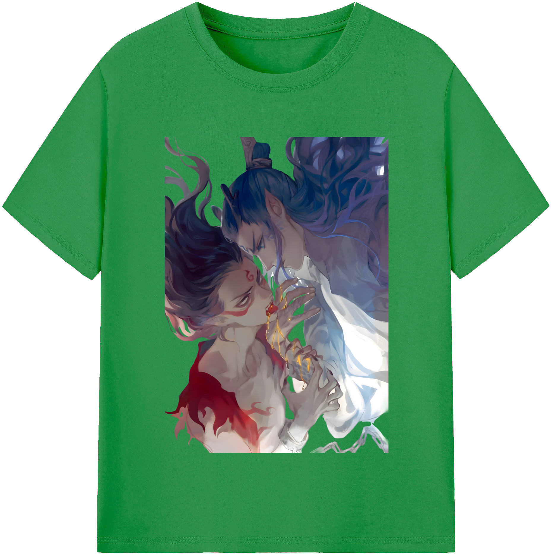 （画像用） Ne Zha 2 ナタ 魔童の大暴れ レディースカジュアルプリントTシャツ（綿100％）