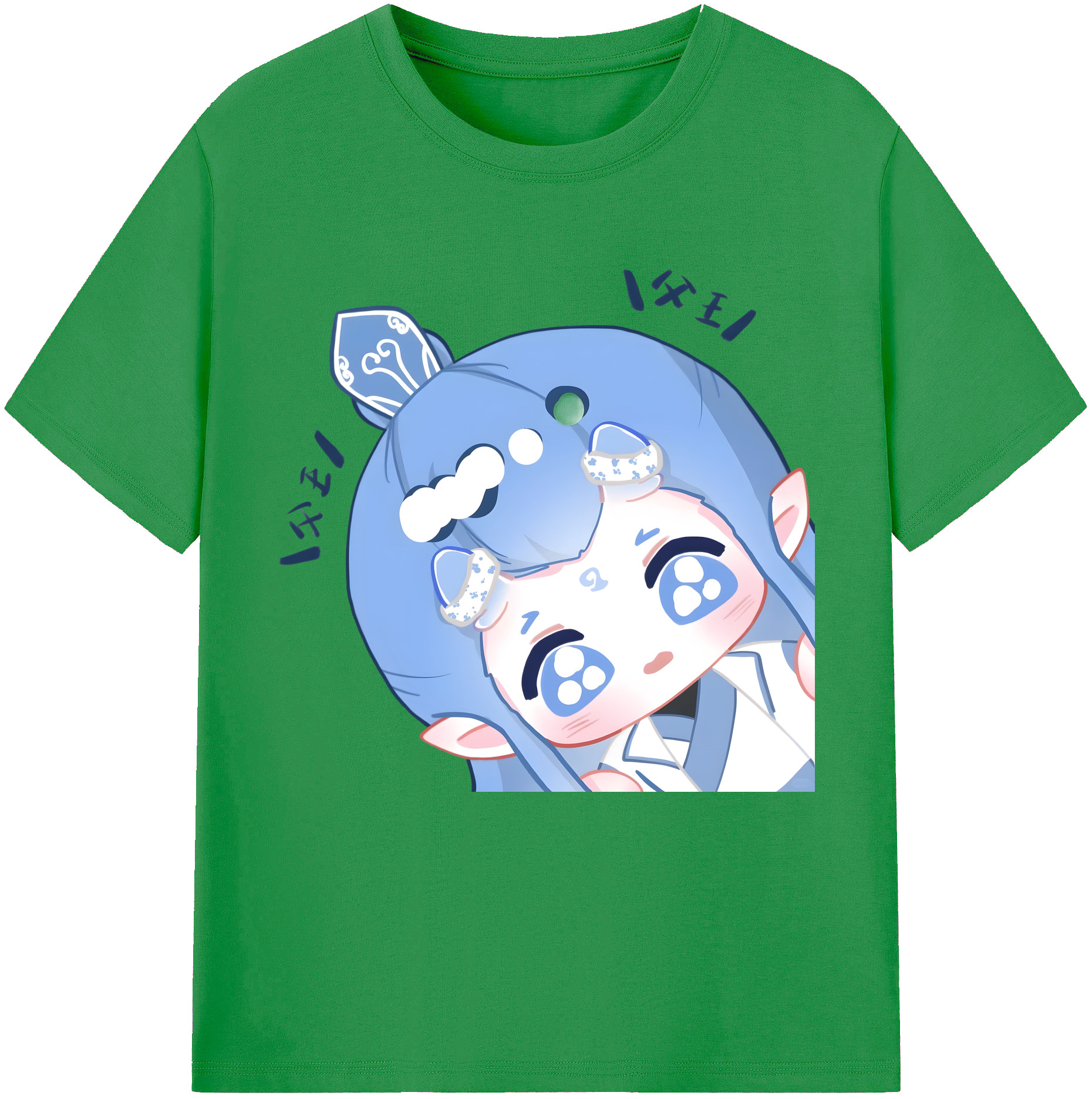 （画像用） Ne Zha 2 ナタ 魔童の大暴れ レディースカジュアルプリントTシャツ（綿100％）