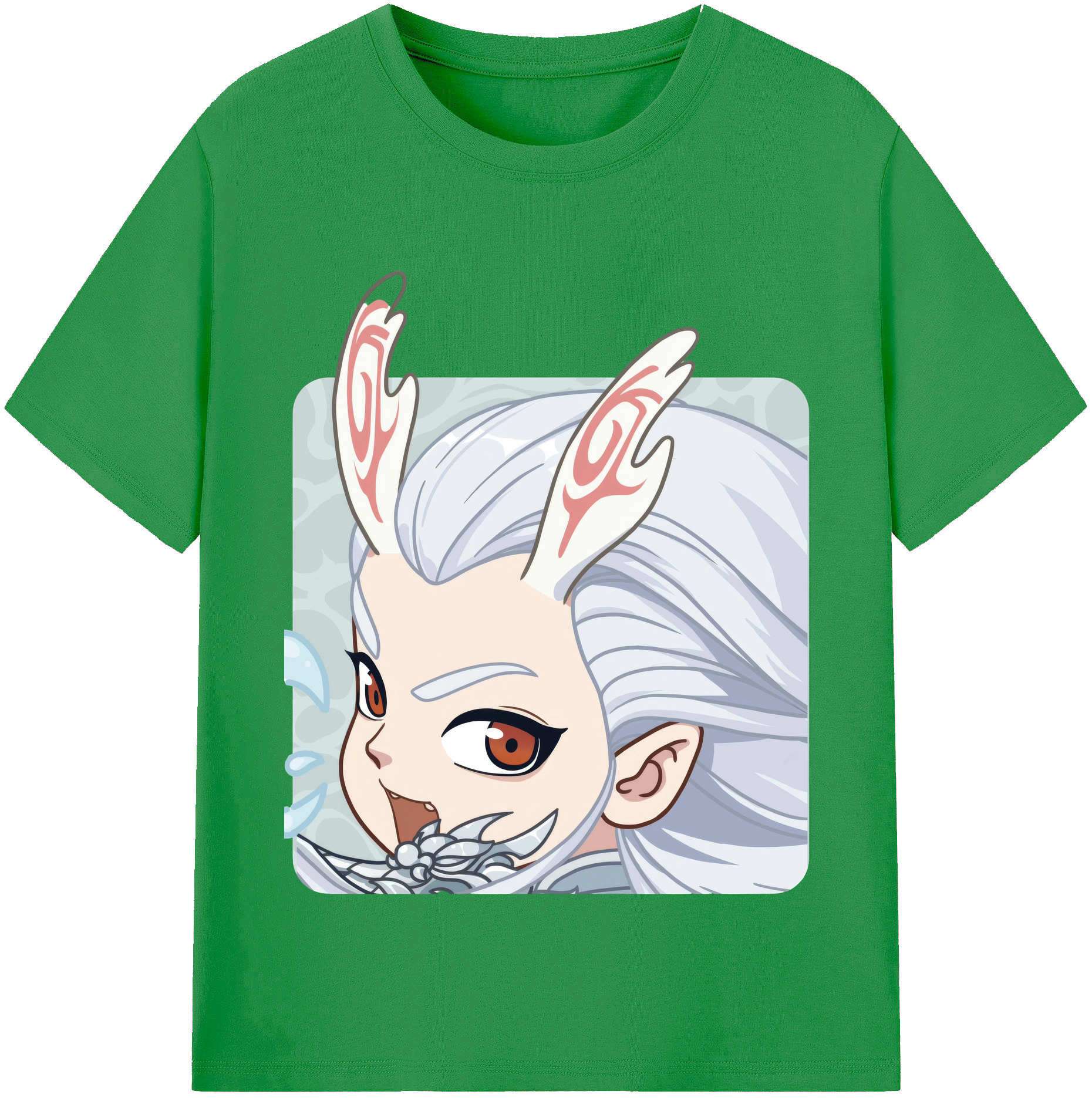 （画像用） Ne Zha 2 ナタ 魔童の大暴れ レディースカジュアルプリントTシャツ（綿100％）