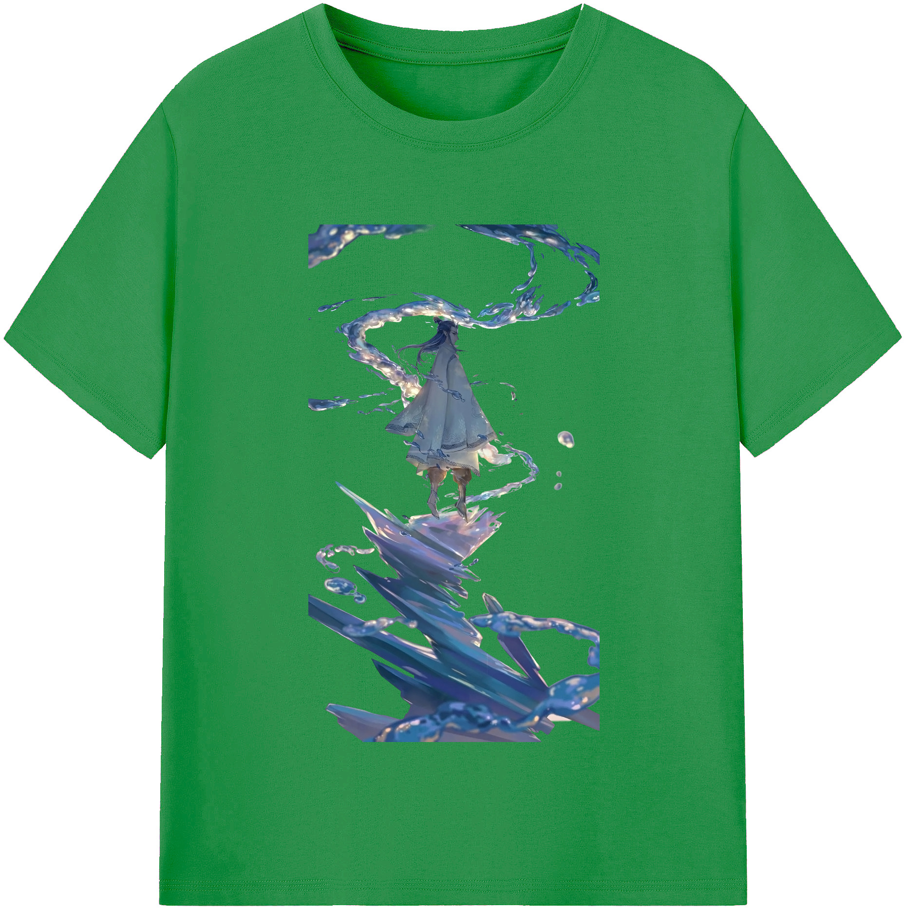 （画像用） Ne Zha 2 ナタ 魔童の大暴れ レディースカジュアルプリントTシャツ（綿100％）
