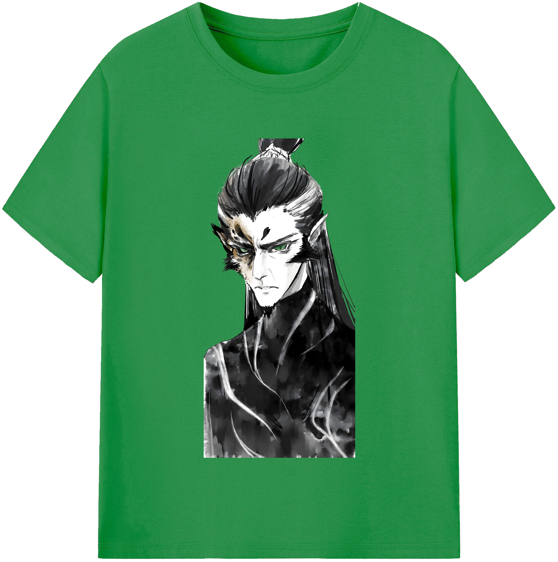 （画像用） Ne Zha 2 ナタ 魔童の大暴れ レディースカジュアルプリントTシャツ（綿100％）