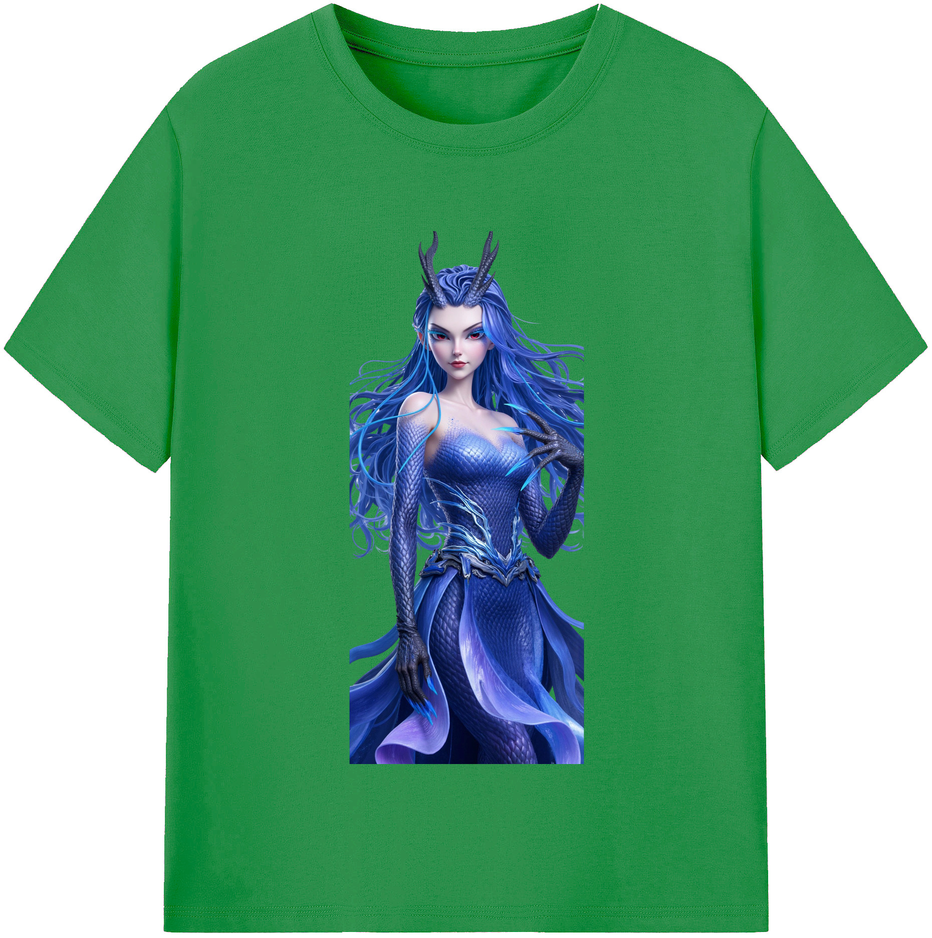 （画像用） Ne Zha 2 ナタ 魔童の大暴れ レディースカジュアルプリントTシャツ（綿100％）