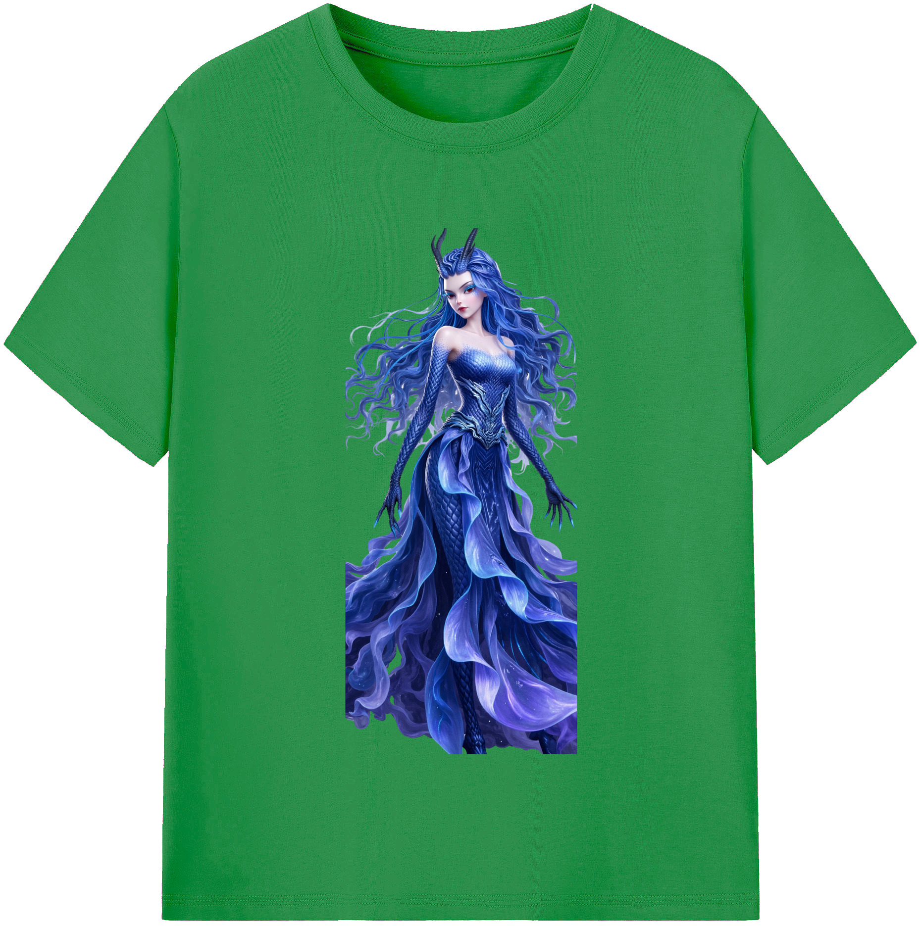 （画像用） Ne Zha 2 ナタ 魔童の大暴れ レディースカジュアルプリントTシャツ（綿100％）