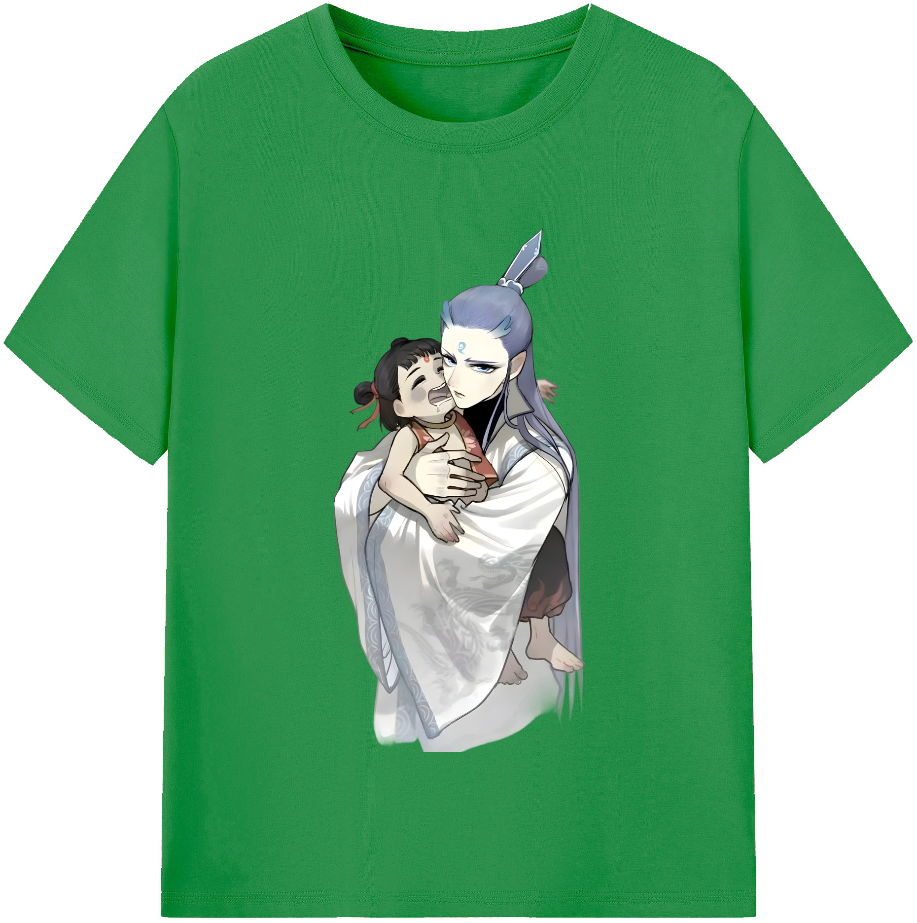 （画像用） Ne Zha 2 ナタ 魔童の大暴れ レディースカジュアルプリントTシャツ（綿100％）