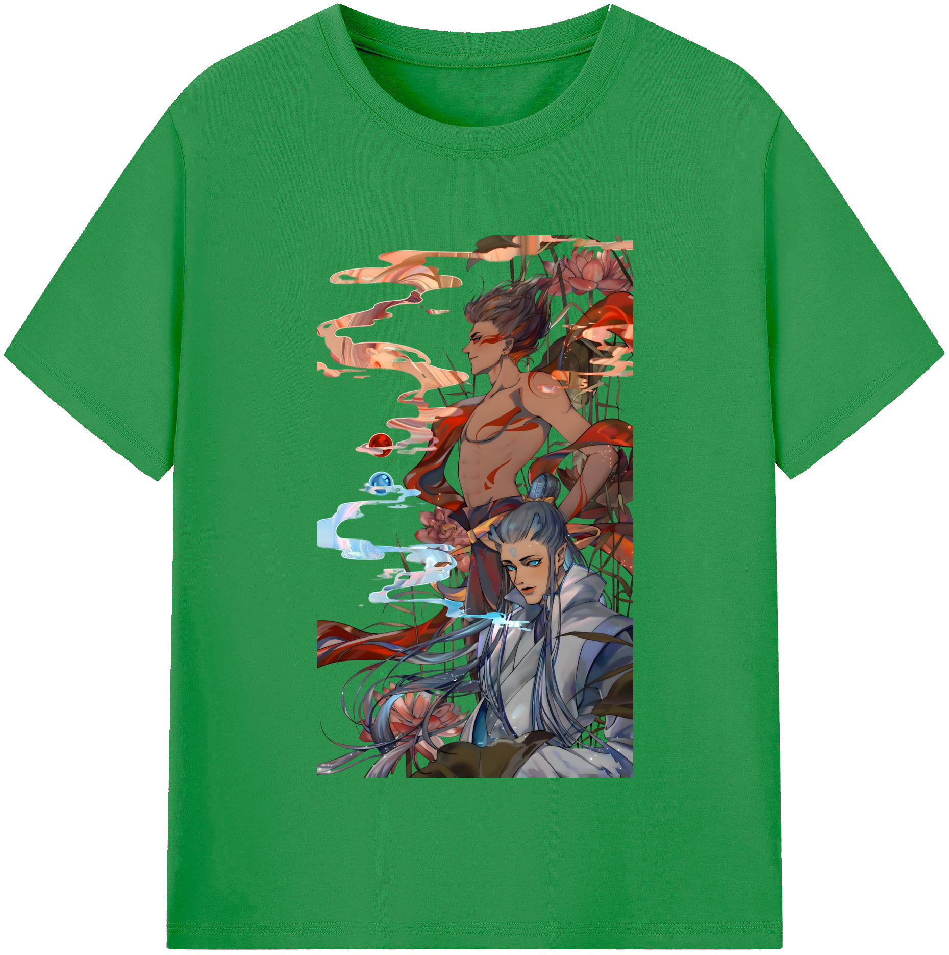（画像用） Ne Zha 2 ナタ 魔童の大暴れ レディースカジュアルプリントTシャツ（綿100％）