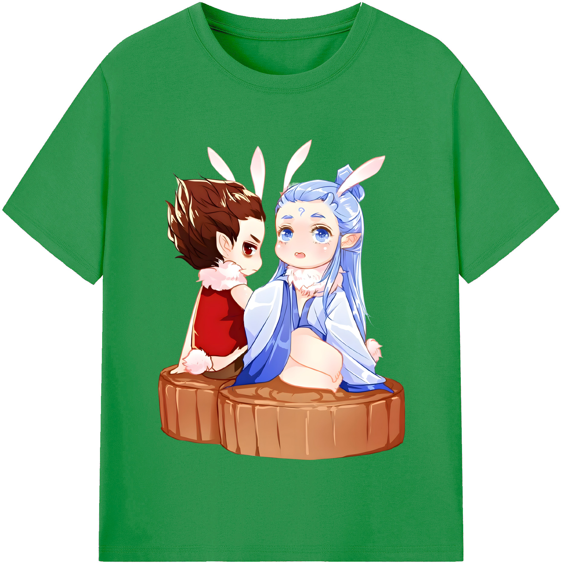 （画像用） Ne Zha 2 ナタ 魔童の大暴れ レディースカジュアルプリントTシャツ（綿100％）