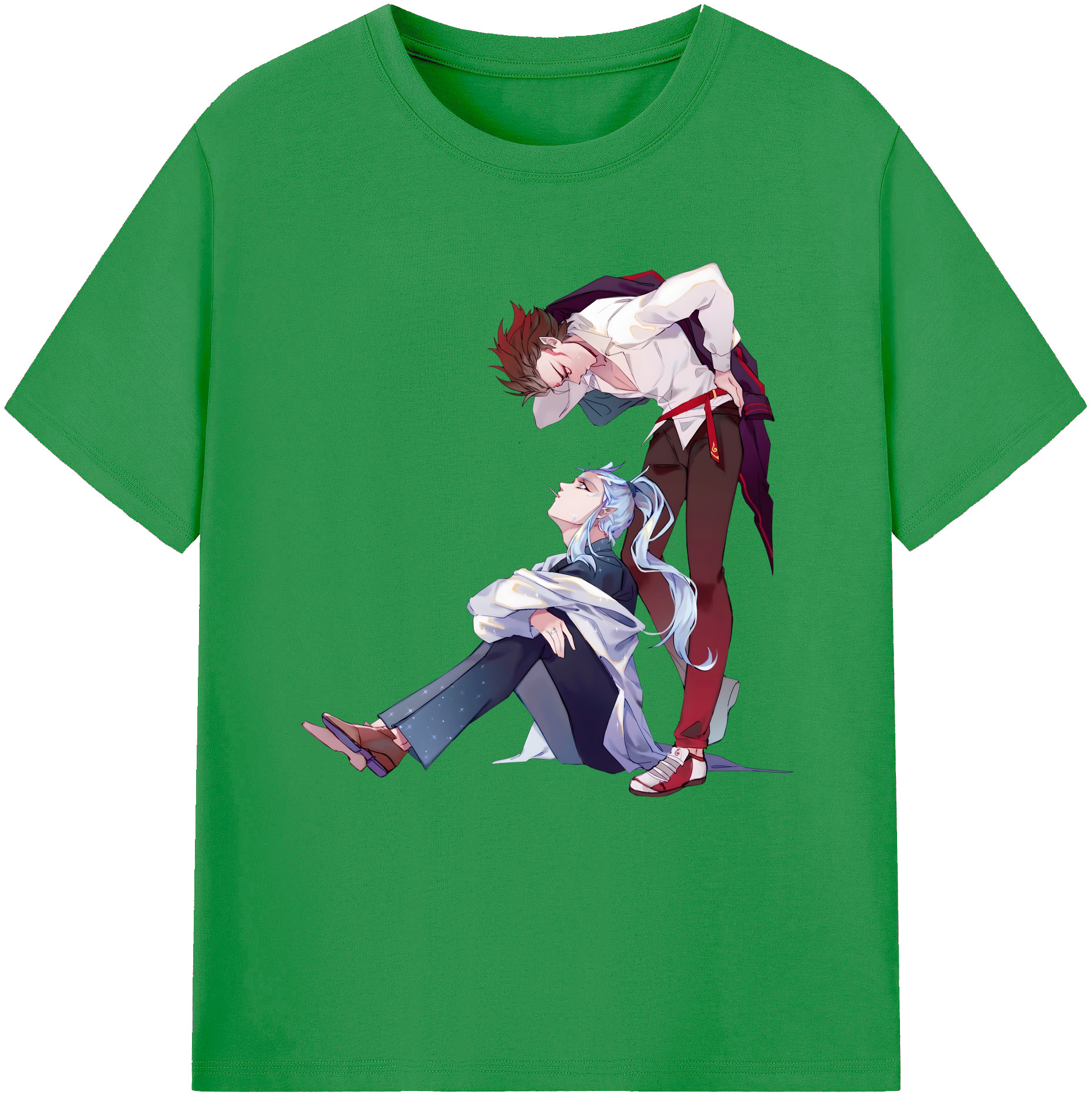 （画像用） Ne Zha 2 ナタ 魔童の大暴れ レディースカジュアルプリントTシャツ（綿100％）