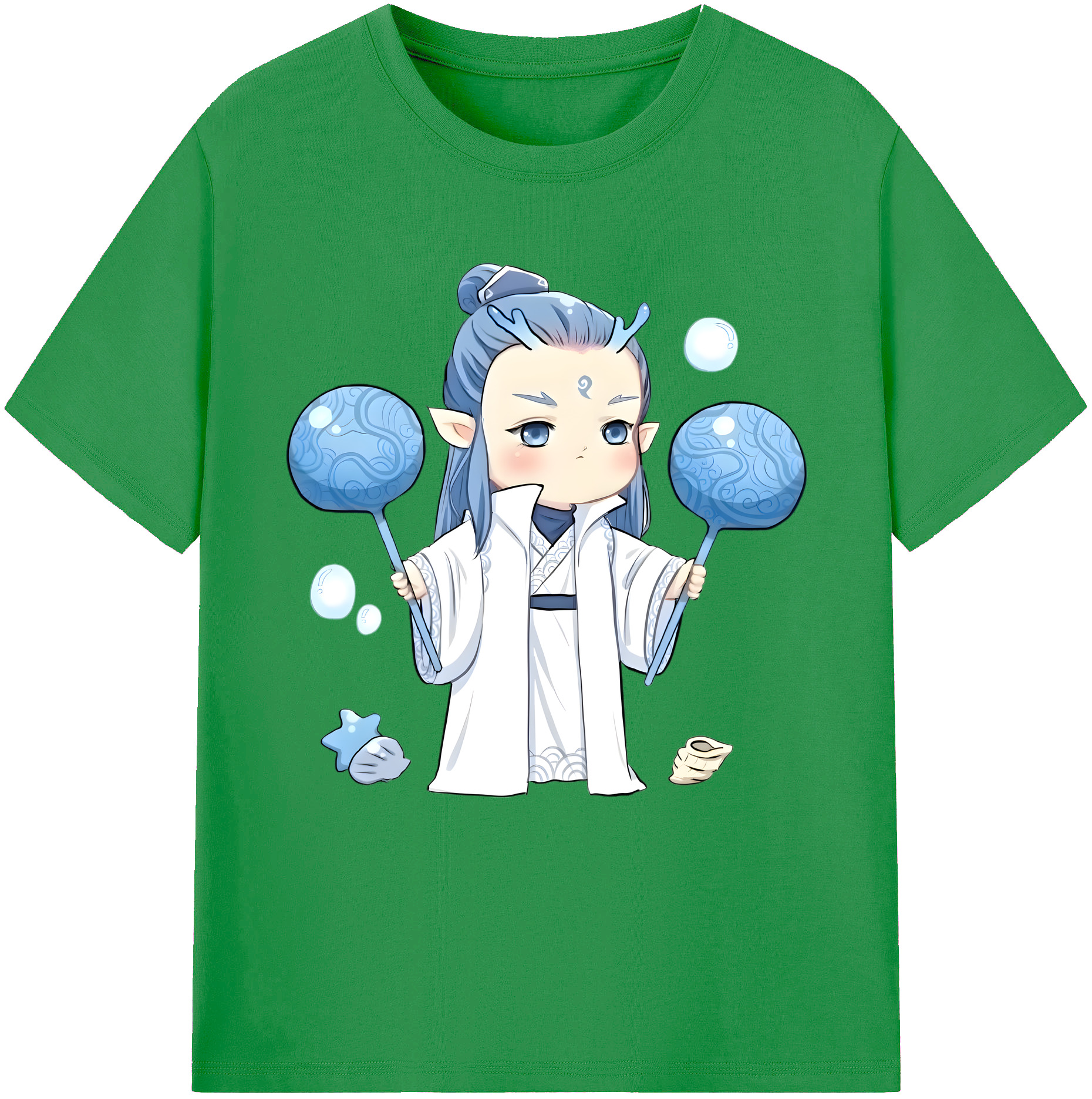 （画像用） Ne Zha 2 ナタ 魔童の大暴れ レディースカジュアルプリントTシャツ（綿100％）