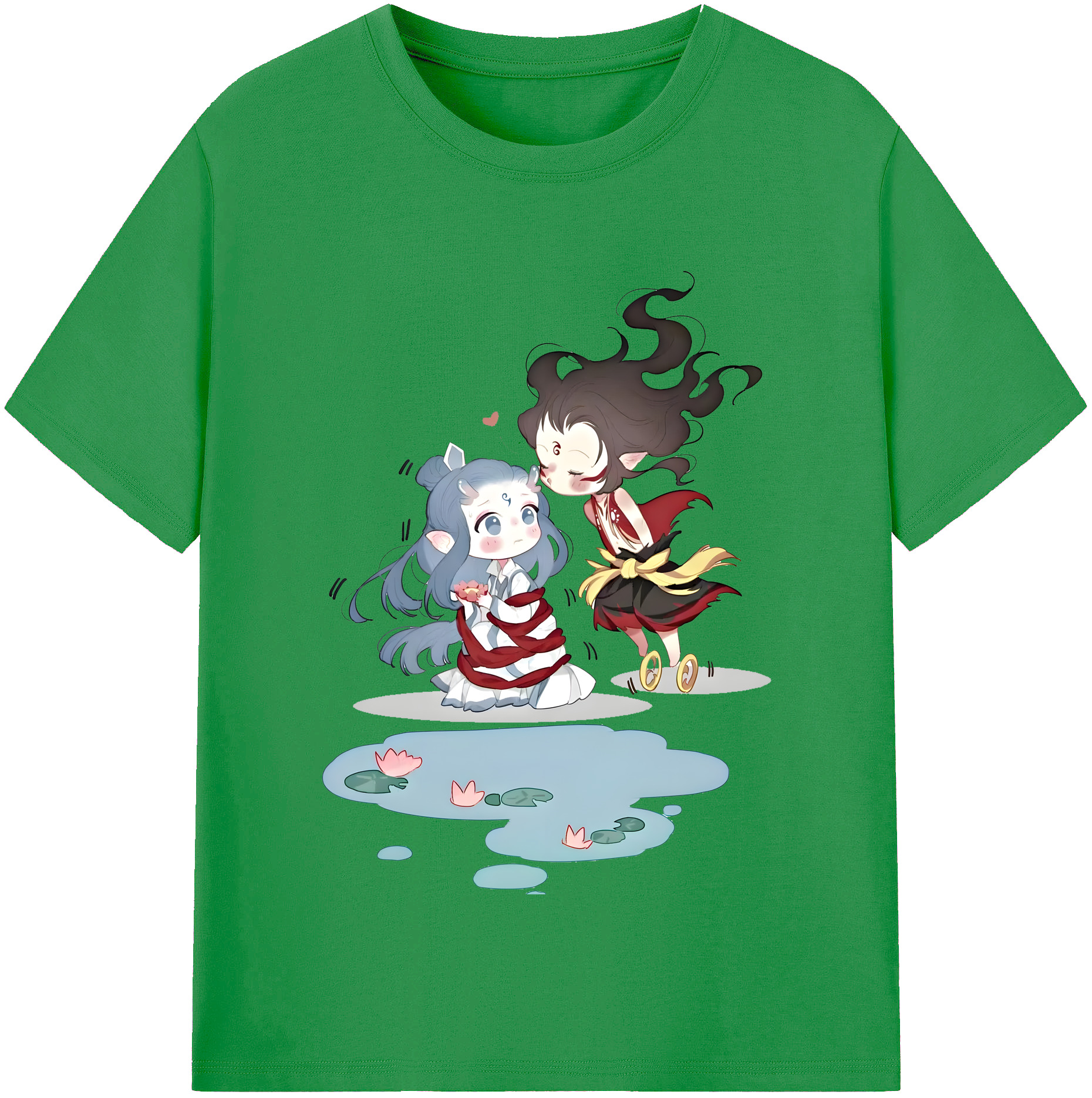（画像用） Ne Zha 2 ナタ 魔童の大暴れ レディースカジュアルプリントTシャツ（綿100％）