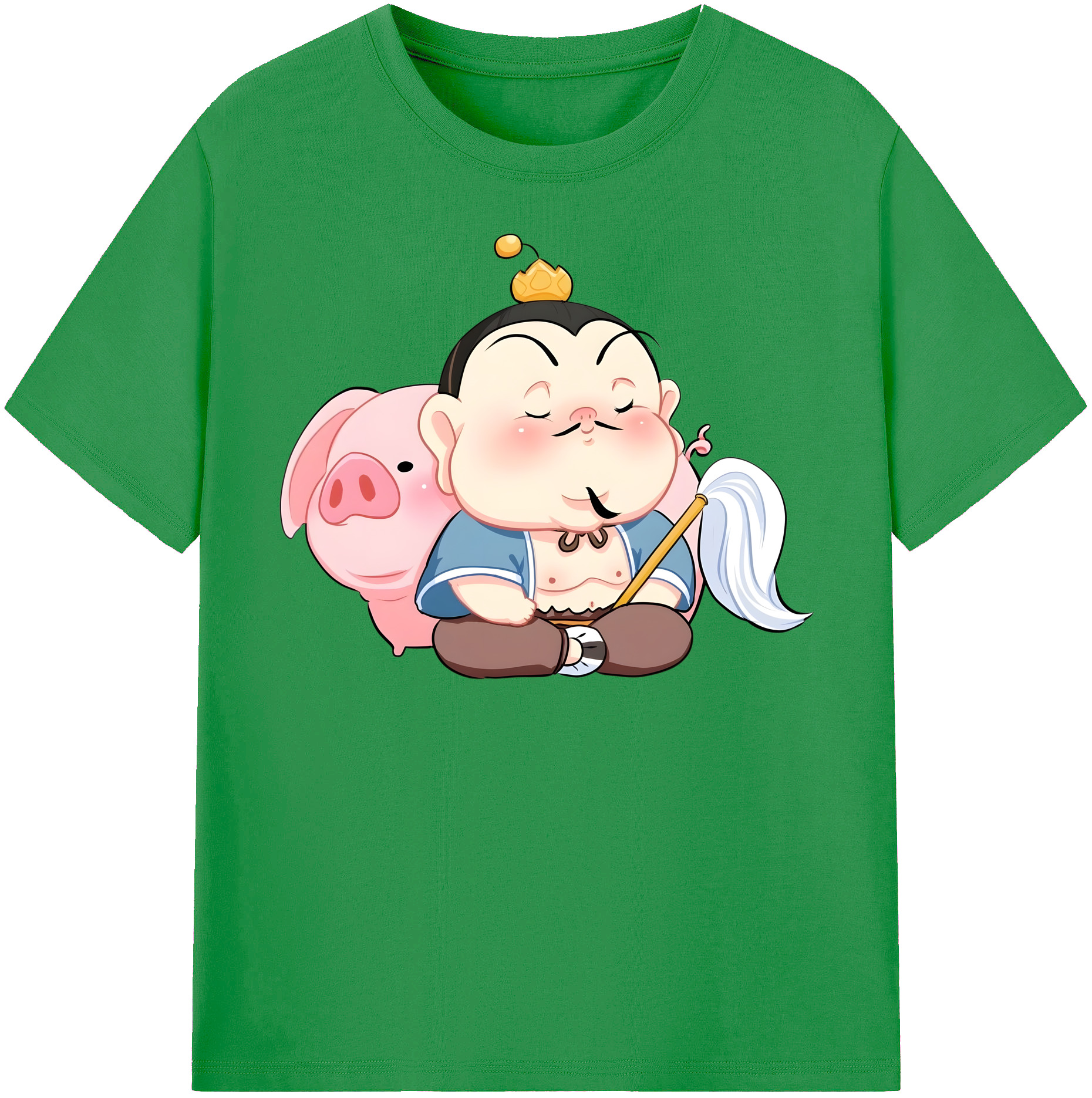 （画像用） Ne Zha 2 ナタ 魔童の大暴れ レディースカジュアルプリントTシャツ（綿100％）