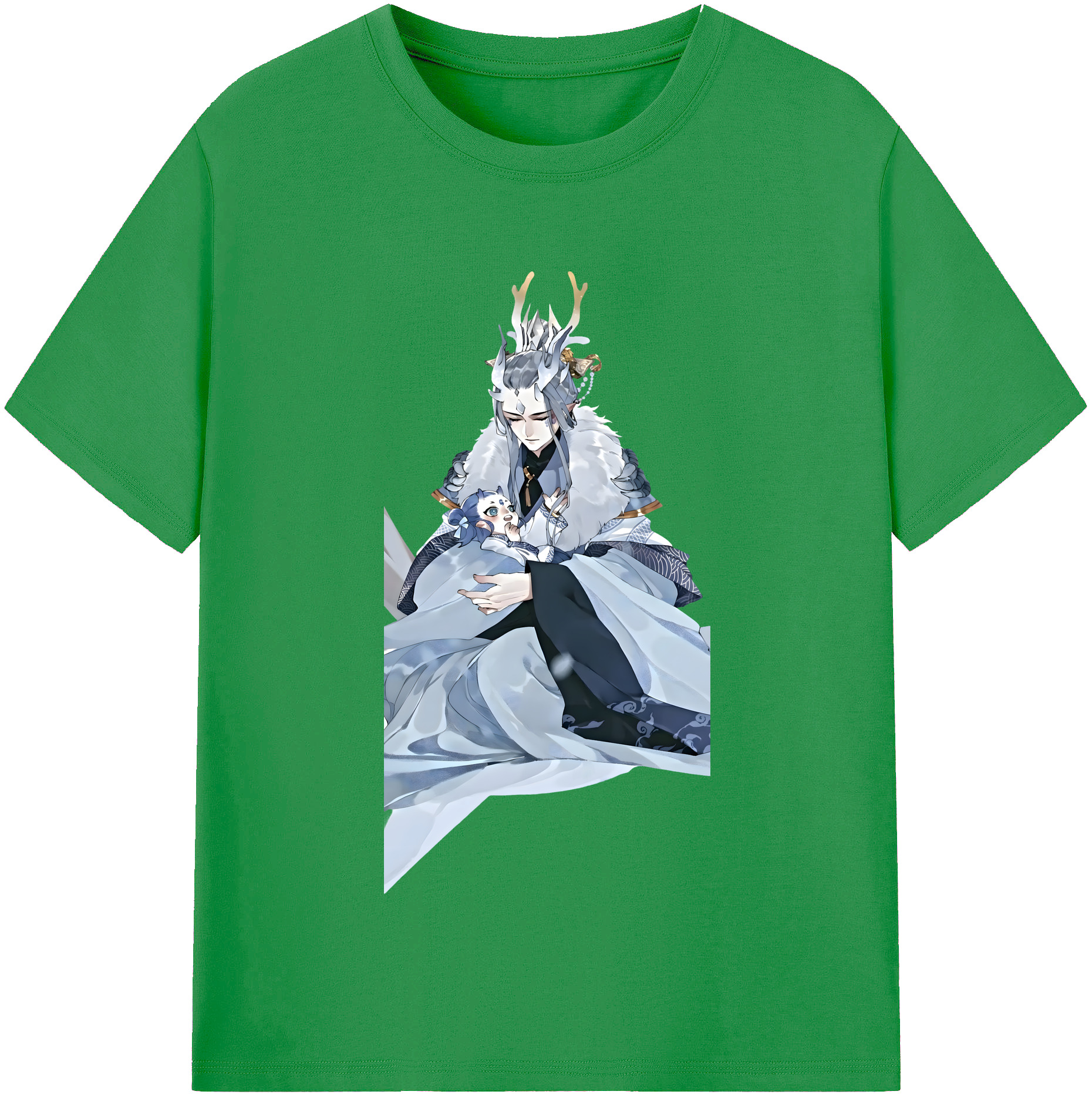 （画像用） Ne Zha 2 ナタ 魔童の大暴れ レディースカジュアルプリントTシャツ（綿100％）