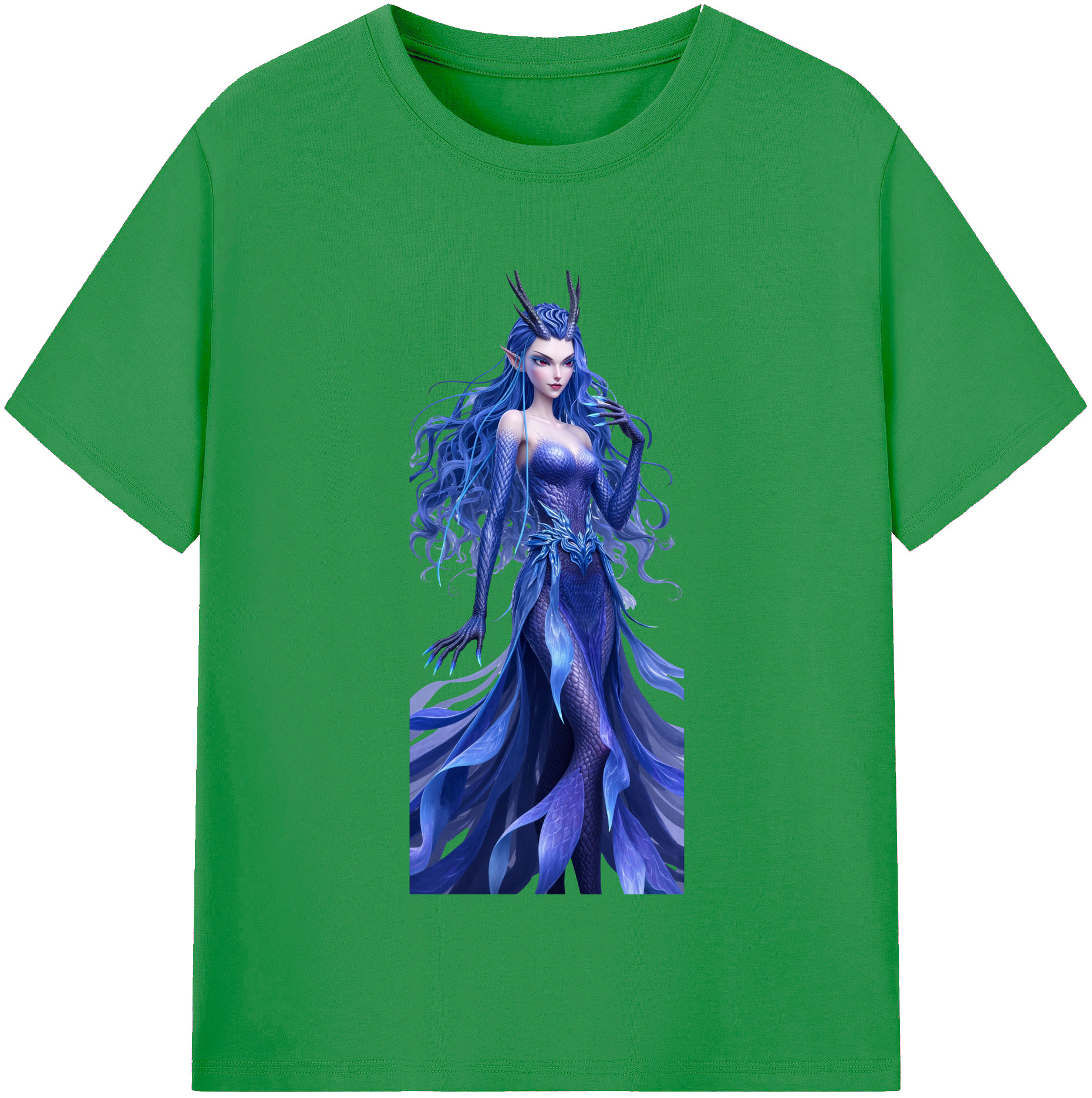 （画像用） Ne Zha 2 ナタ 魔童の大暴れ レディースカジュアルプリントTシャツ（綿100％）