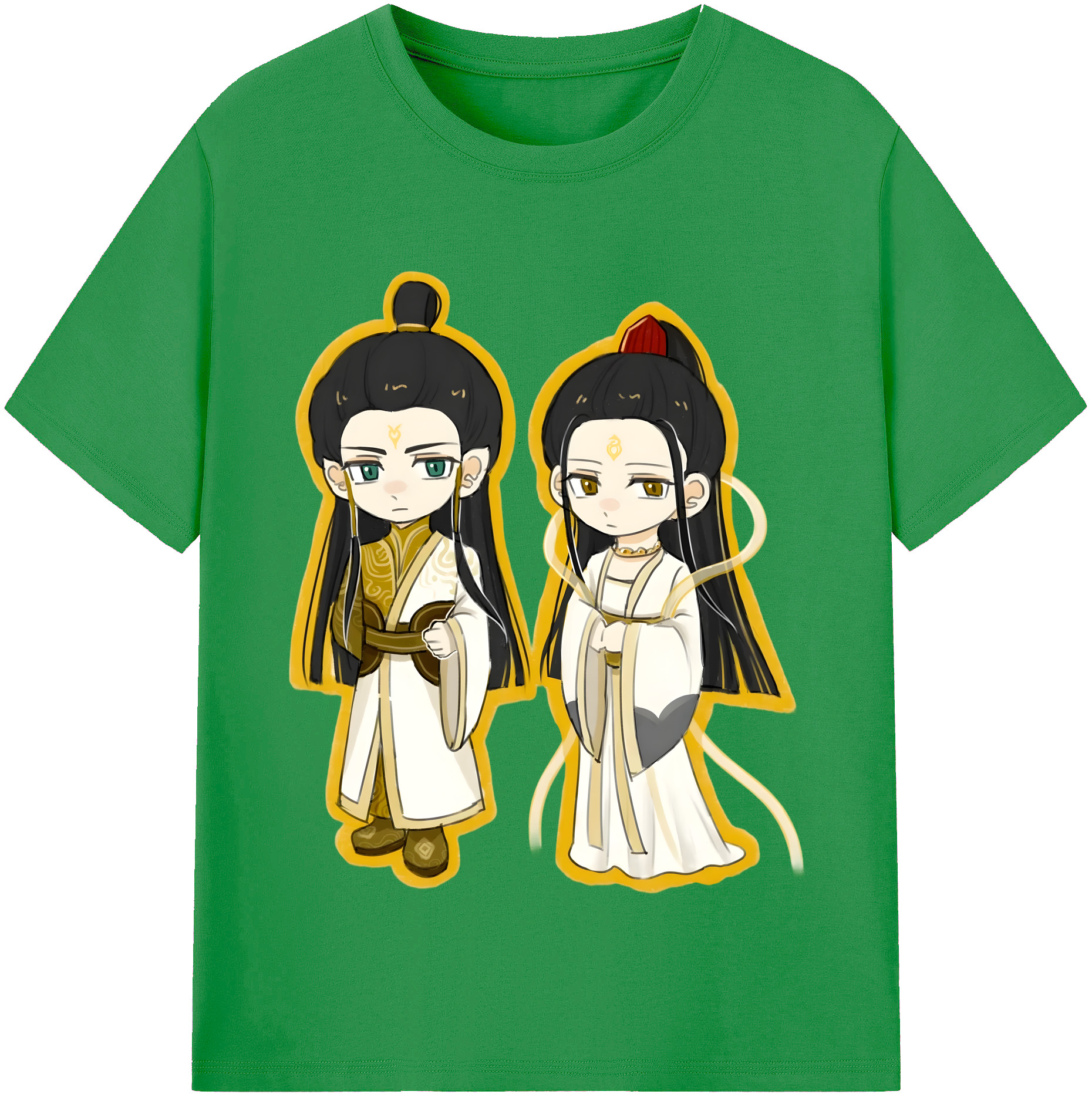 （画像用） Ne Zha 2 ナタ 魔童の大暴れ レディースカジュアルプリントTシャツ（綿100％）